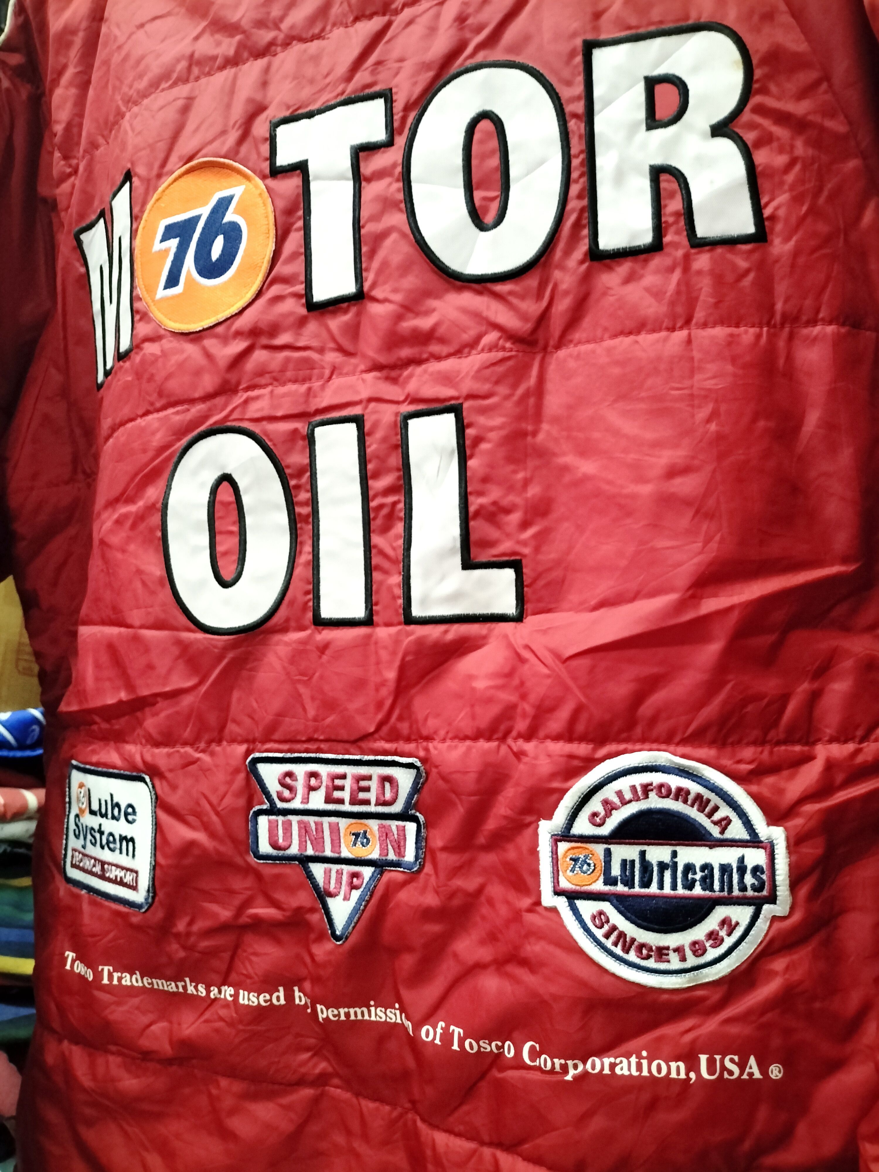 Other Vintage Lubricant 76 union racing oil Puff Bomber Jacket Size US M / EU 48-50 / 2 - 11 Thumbnail