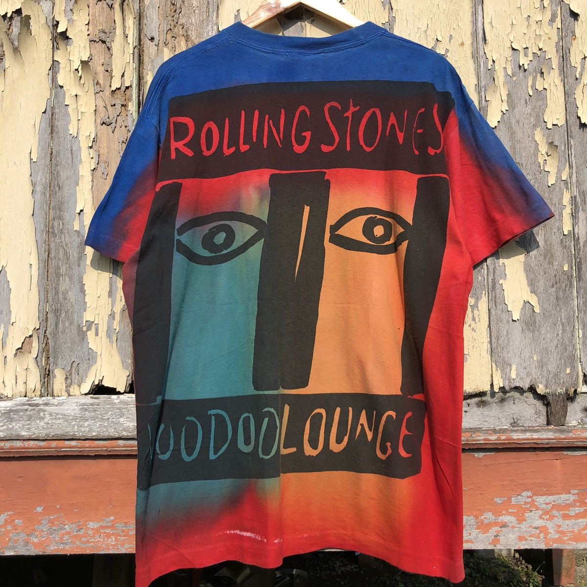 Band Tees Vintage 90s Rolling Stones VooDoo Lounge Over Saiz Tee Size US XL / EU 56 / 4 - 11 Thumbnail