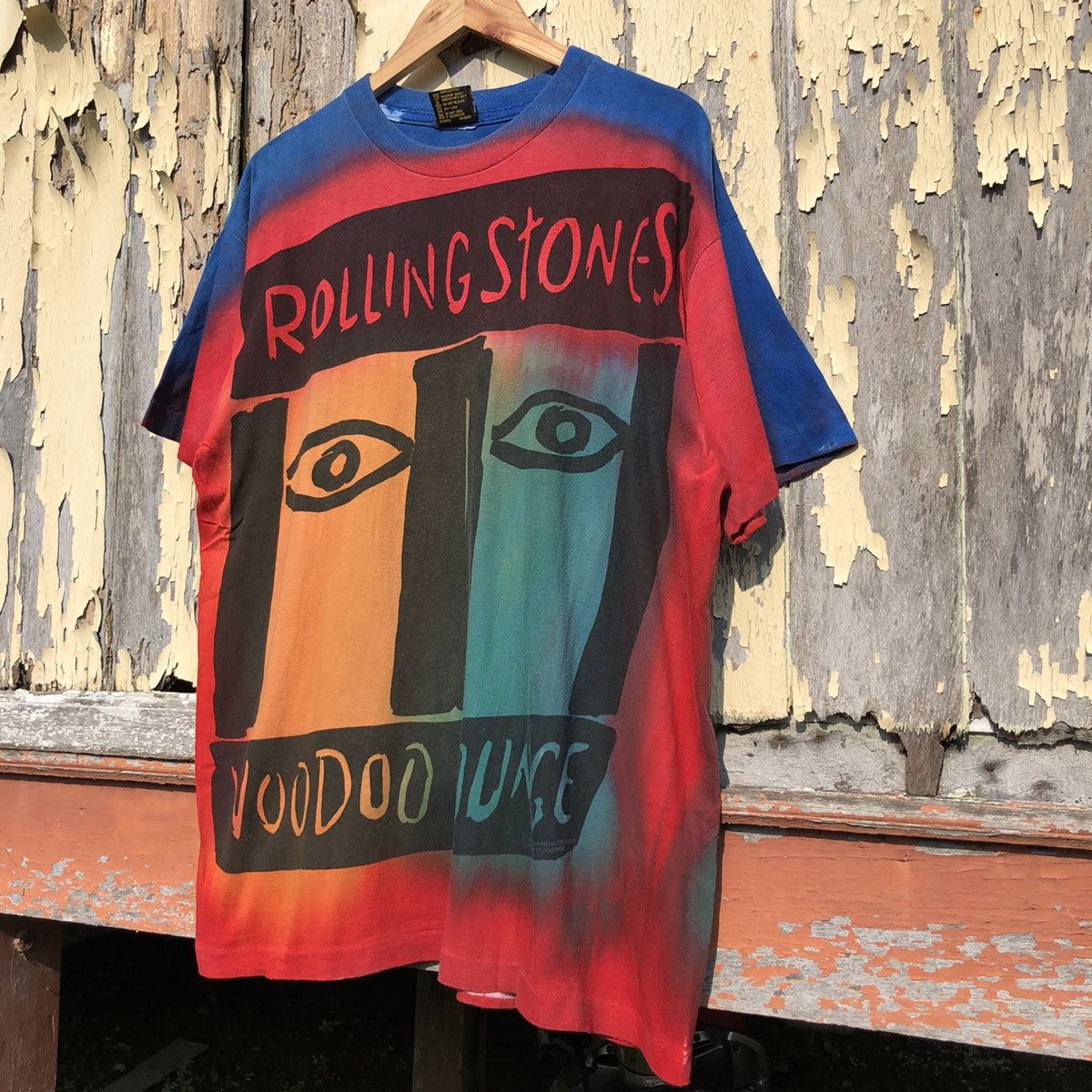 Band Tees Vintage 90s Rolling Stones VooDoo Lounge Over Saiz Tee Size US XL / EU 56 / 4 - 3 Thumbnail