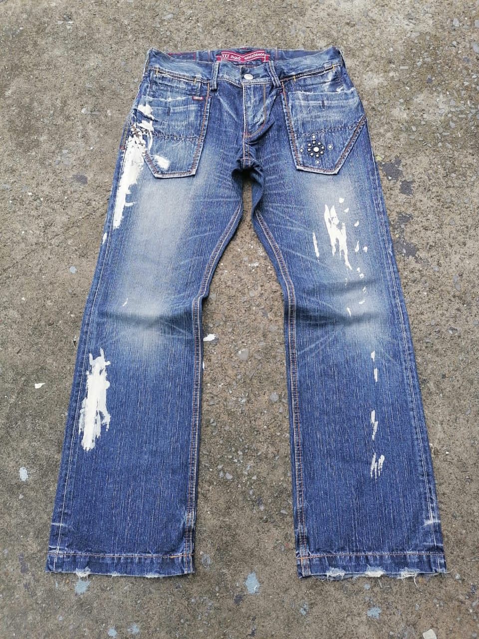 Japanese Brand Liberto Nice Design Denim Jeans Size US 34 / EU 50 - 1 Thumbnail