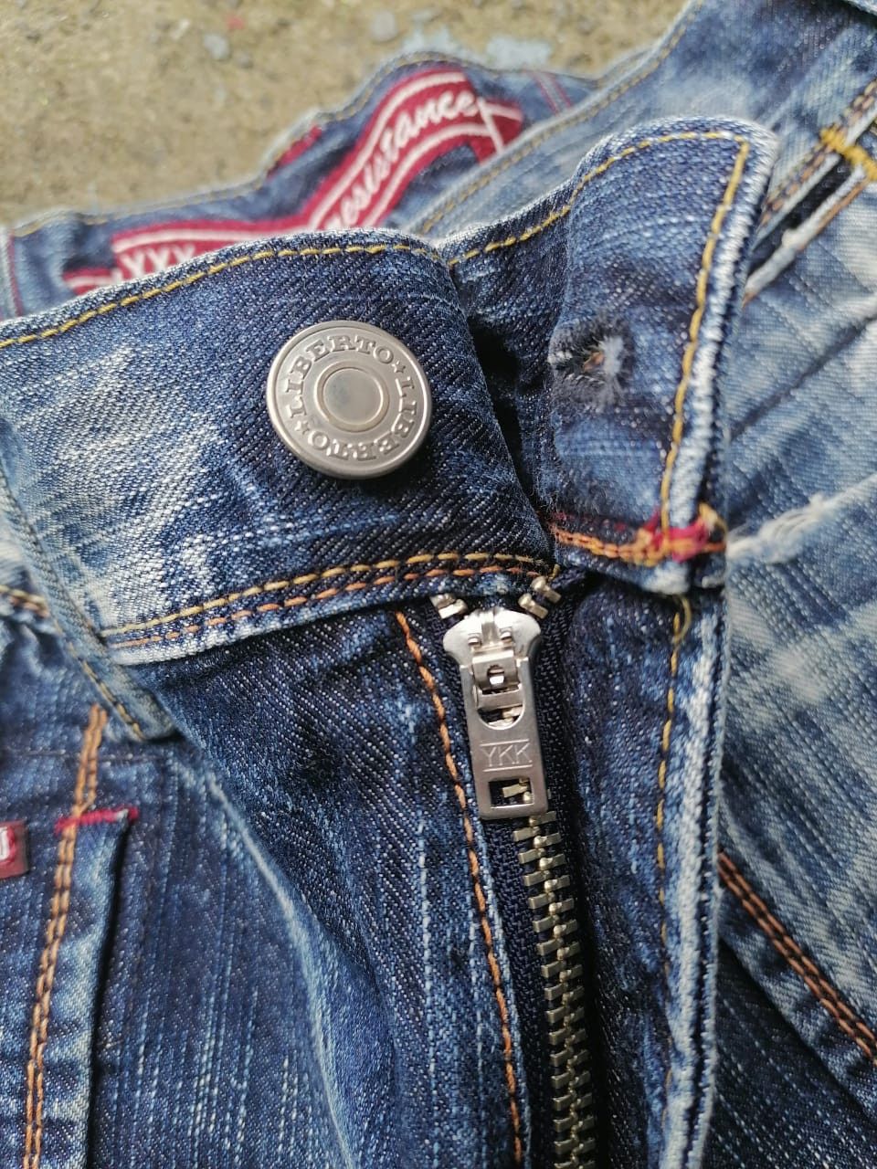 Japanese Brand Liberto Nice Design Denim Jeans Size US 34 / EU 50 - 5 Thumbnail