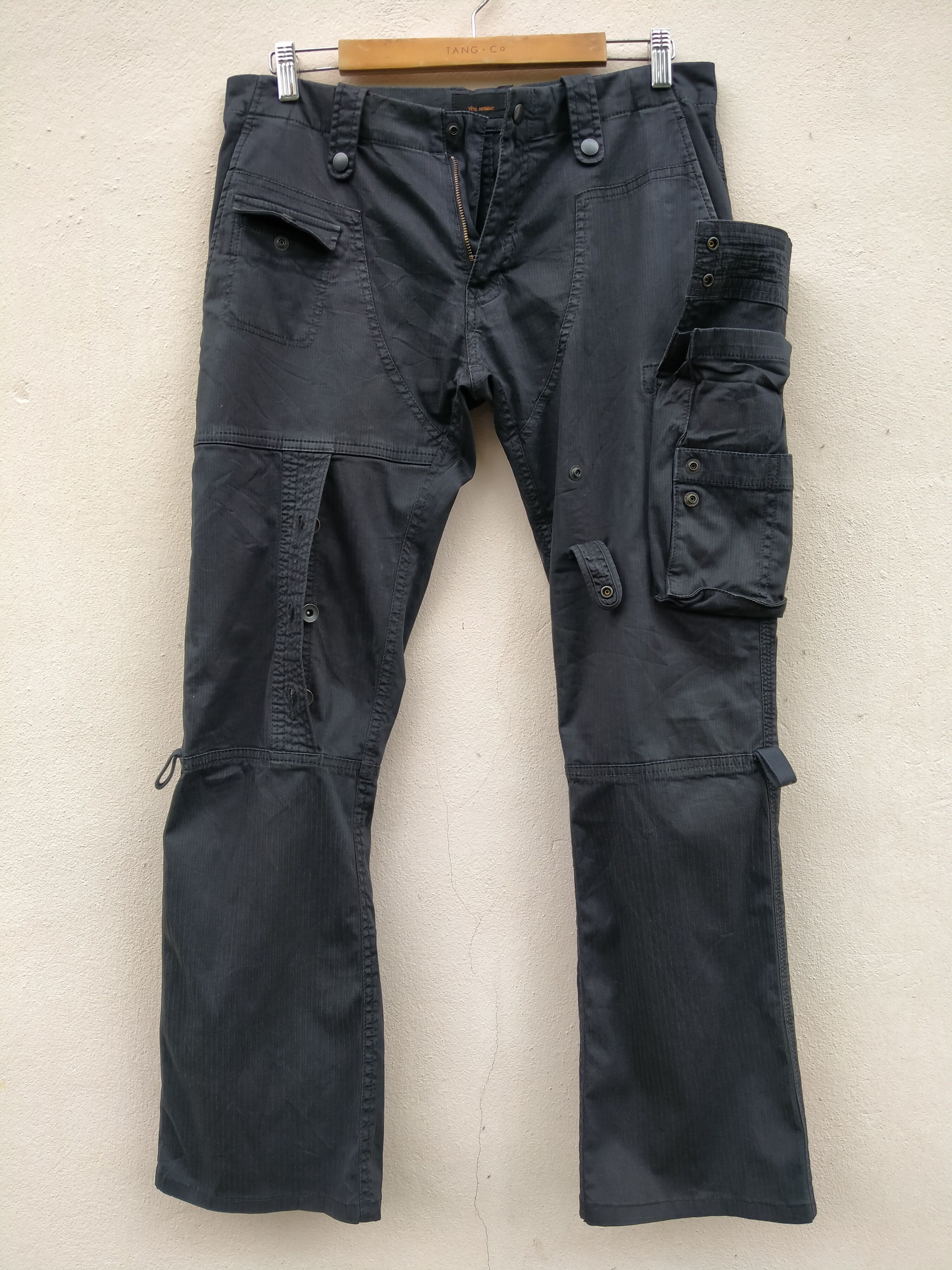 Tete Homme Rare!! Seditionaries Bondage Tete Homme Cargo Trouser Pant Size US 32 / EU 48 - 2 Thumbnail