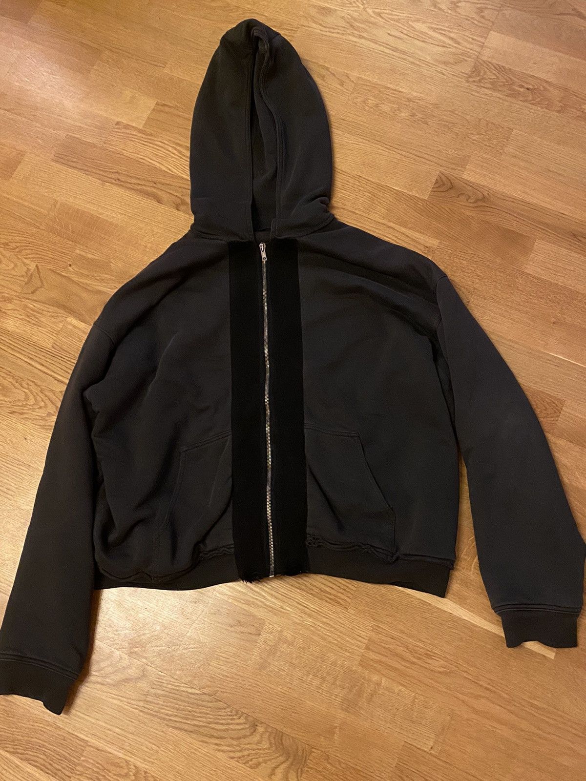 image of Haider Ackermann OG Fw14 Charcoal Zip, Men's (Size Medium)