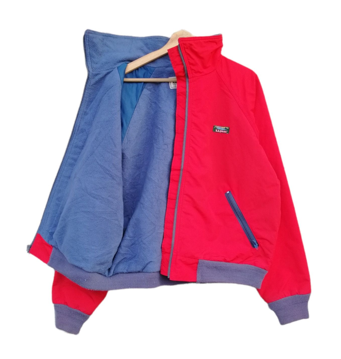 L.L. Bean Vintage L.L. Bean Men Warm-Up Fleece Lined Jacket Size US L / EU 52-54 / 3 - 11 Thumbnail