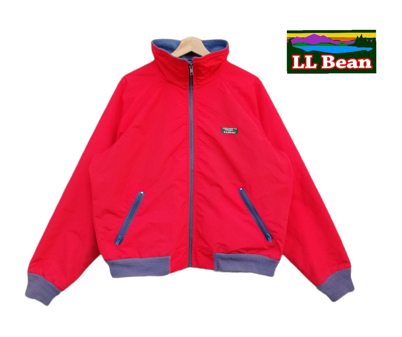 L.L. Bean × Vintage Vintage 90s L.L Bean warm up jacket | Grailed