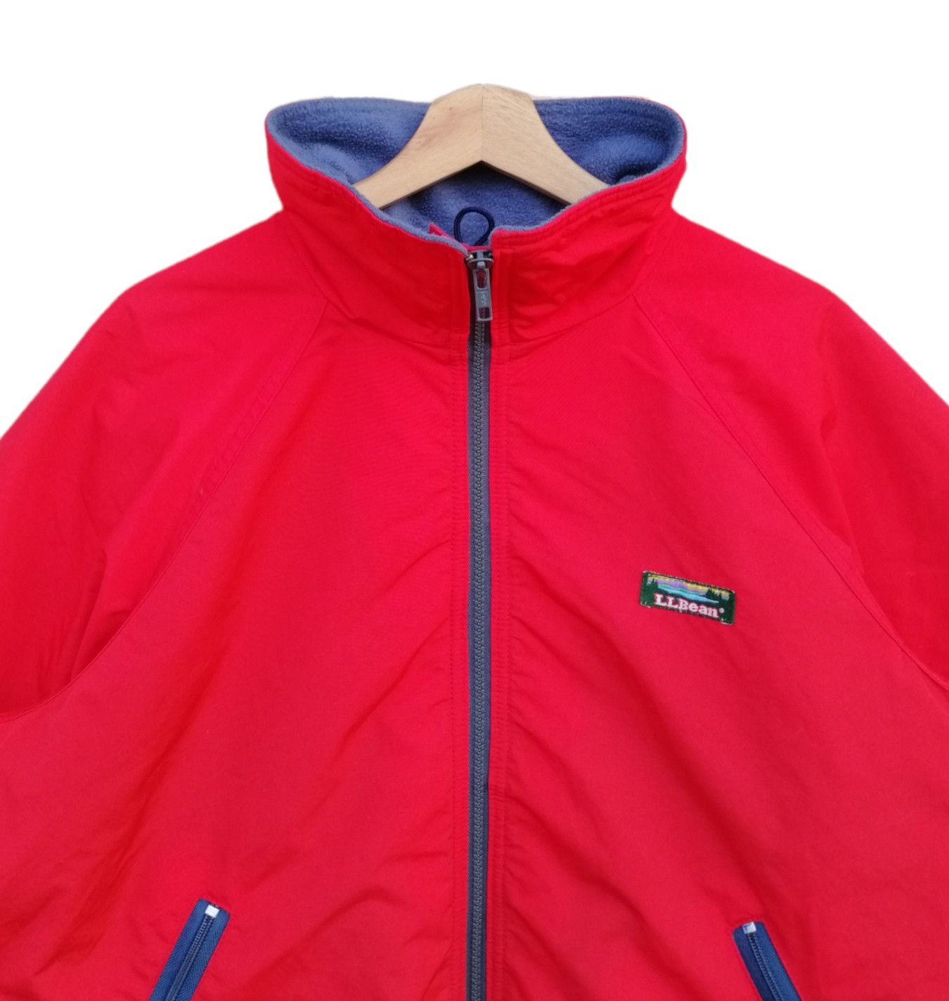 L.L. Bean Vintage L.L. Bean Men Warm-Up Fleece Lined Jacket Size US L / EU 52-54 / 3 - 4 Thumbnail