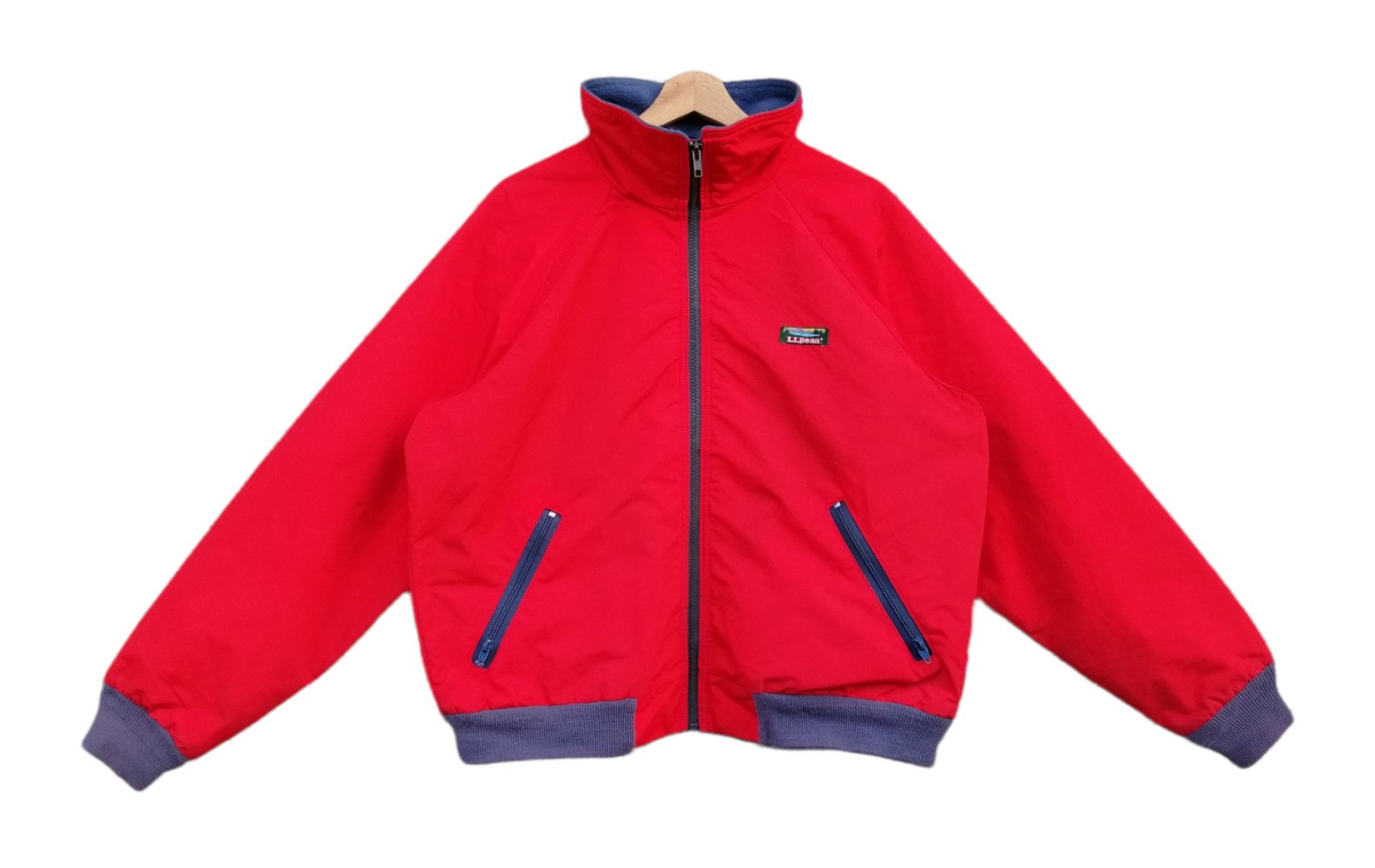L.L. Bean Vintage L.L. Bean Men Warm-Up Fleece Lined Jacket Size US L / EU 52-54 / 3 - 3 Thumbnail