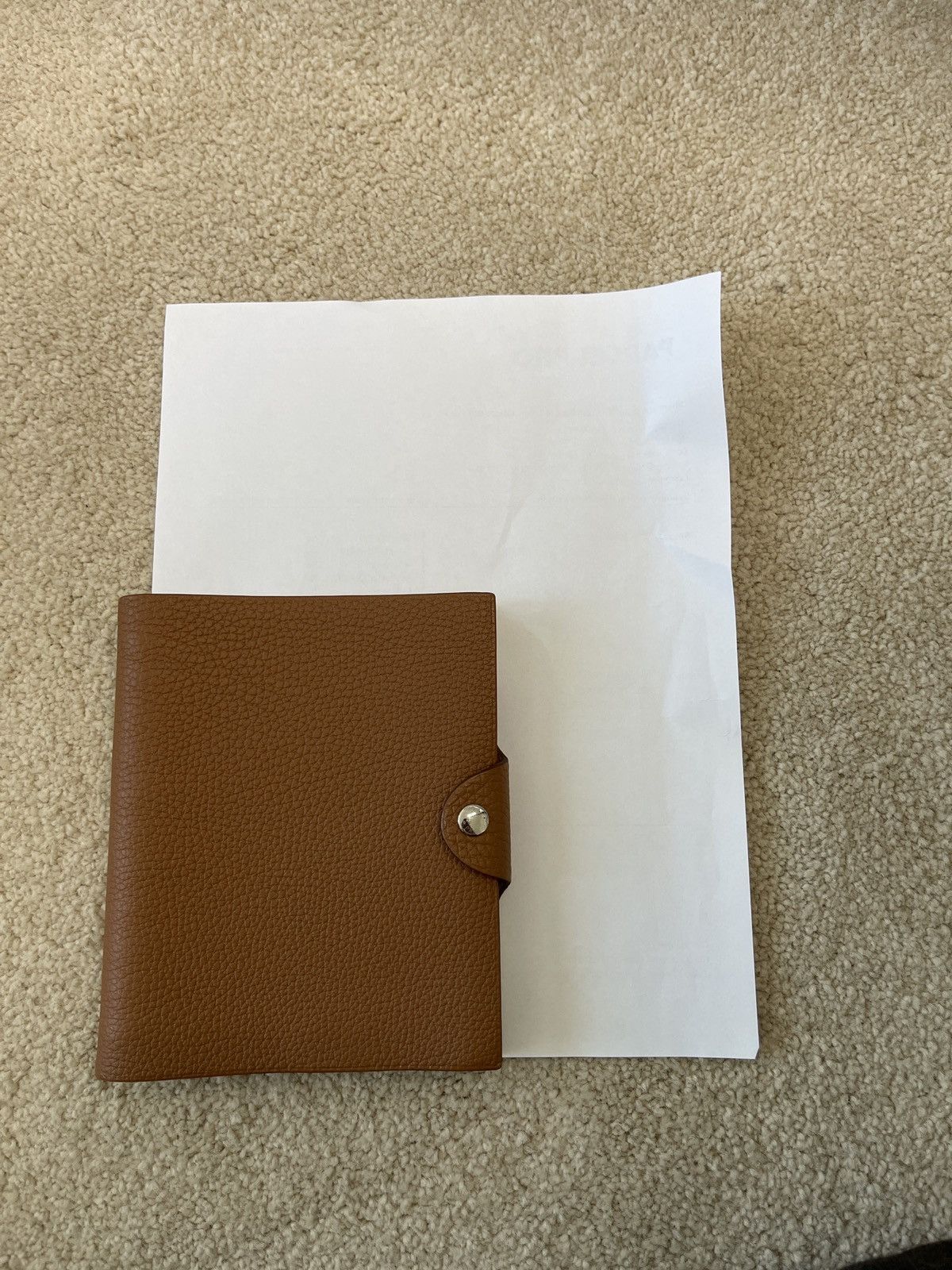 Hermes New with Tags - Hermès Gold Togo Ulysse PM Notebook Size ONE SIZE - 14 Thumbnail