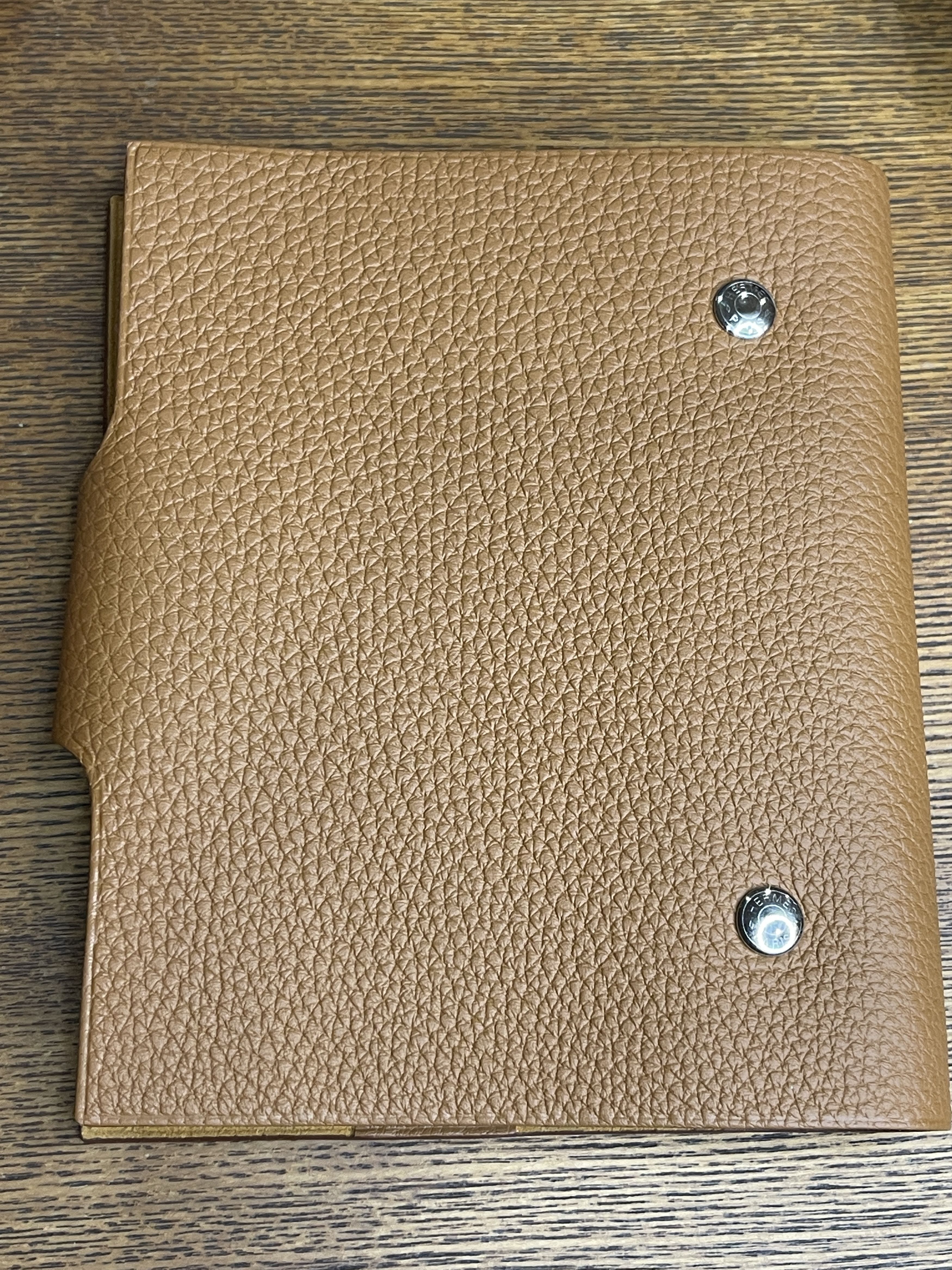 Hermes New with Tags - Hermès Gold Togo Ulysse PM Notebook Size ONE SIZE - 2 Thumbnail