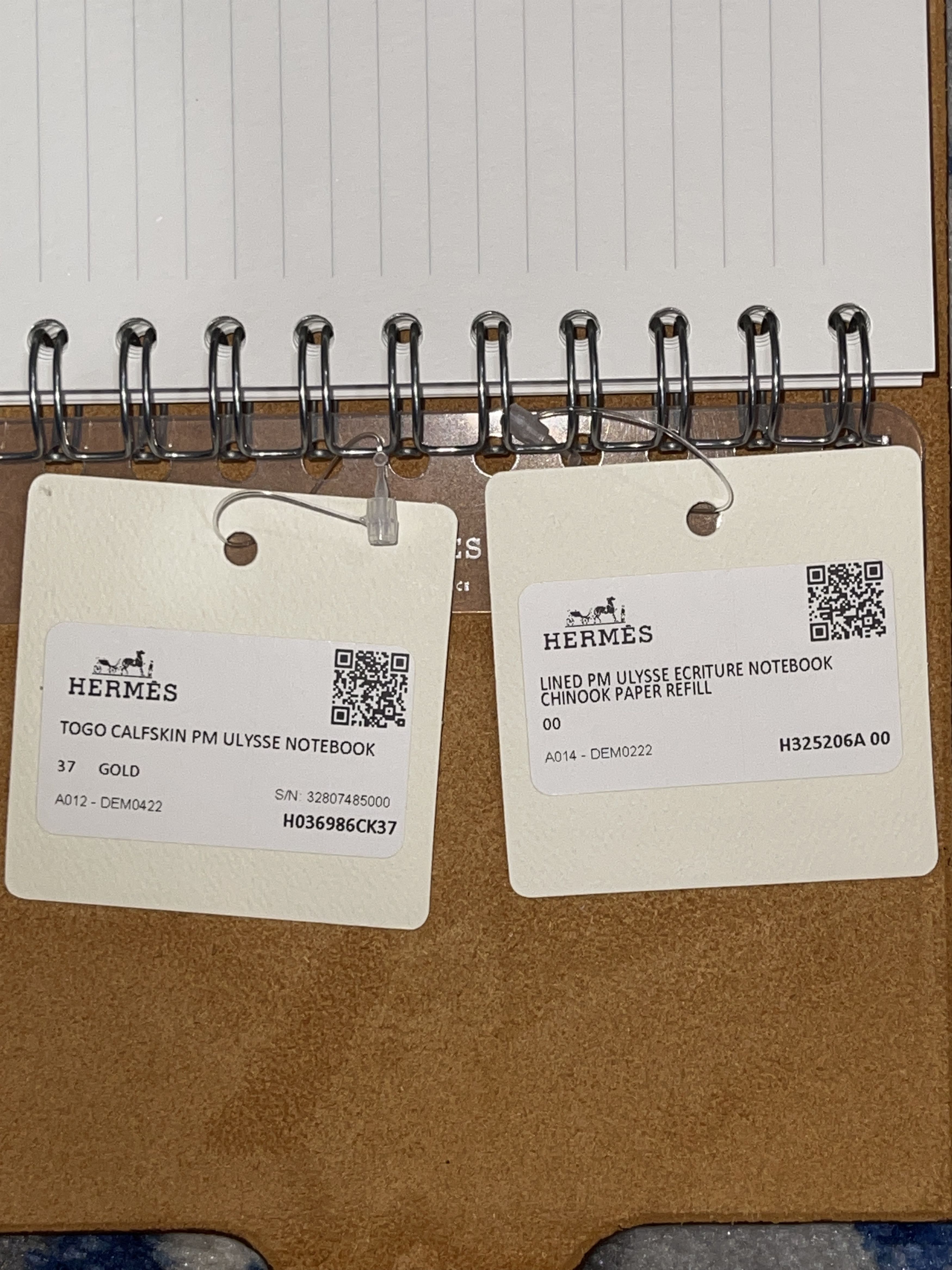 Hermes New with Tags - Hermès Gold Togo Ulysse PM Notebook Size ONE SIZE - 10 Thumbnail