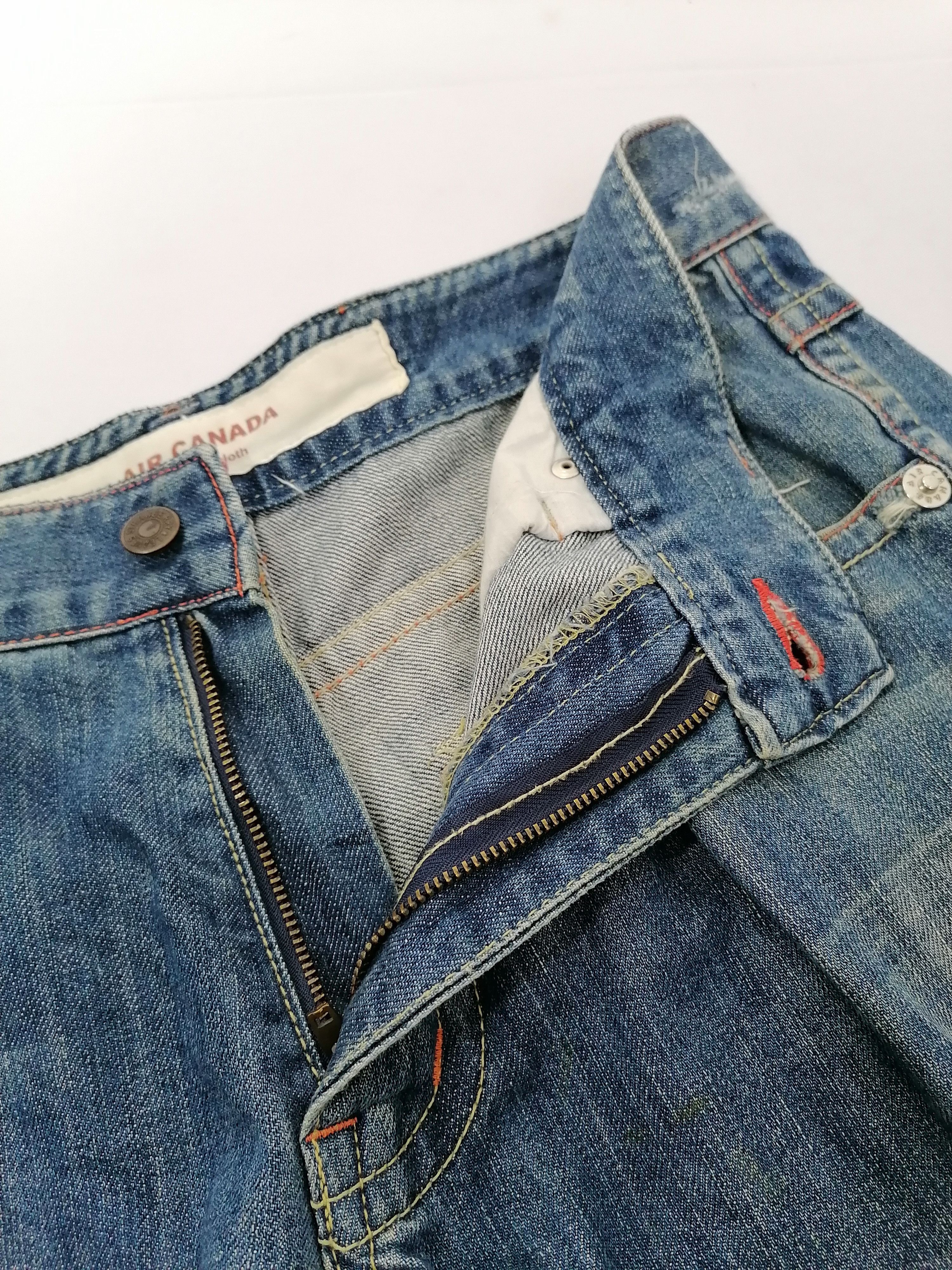 Other Air Canada Denim Cargo Pants Jeans Size US 34 / EU 50 - 5 Thumbnail