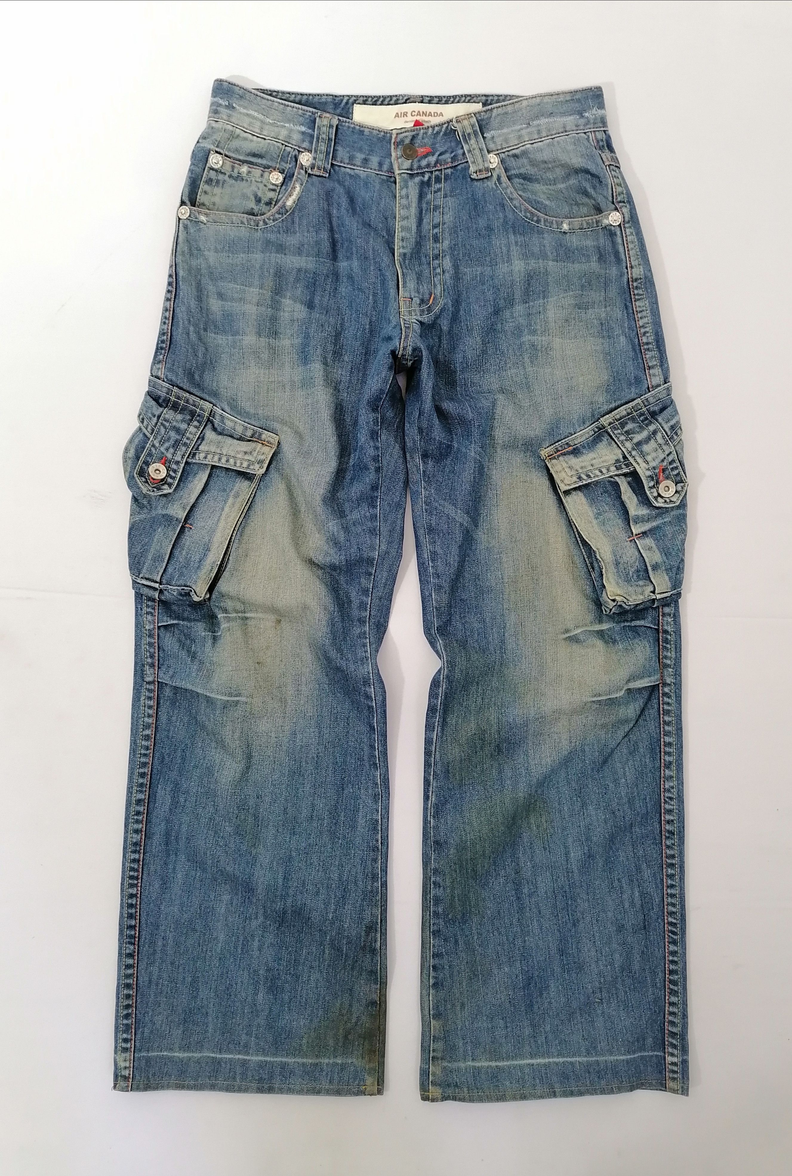 Other Air Canada Denim Cargo Pants Jeans Size US 34 / EU 50 - 1 Thumbnail
