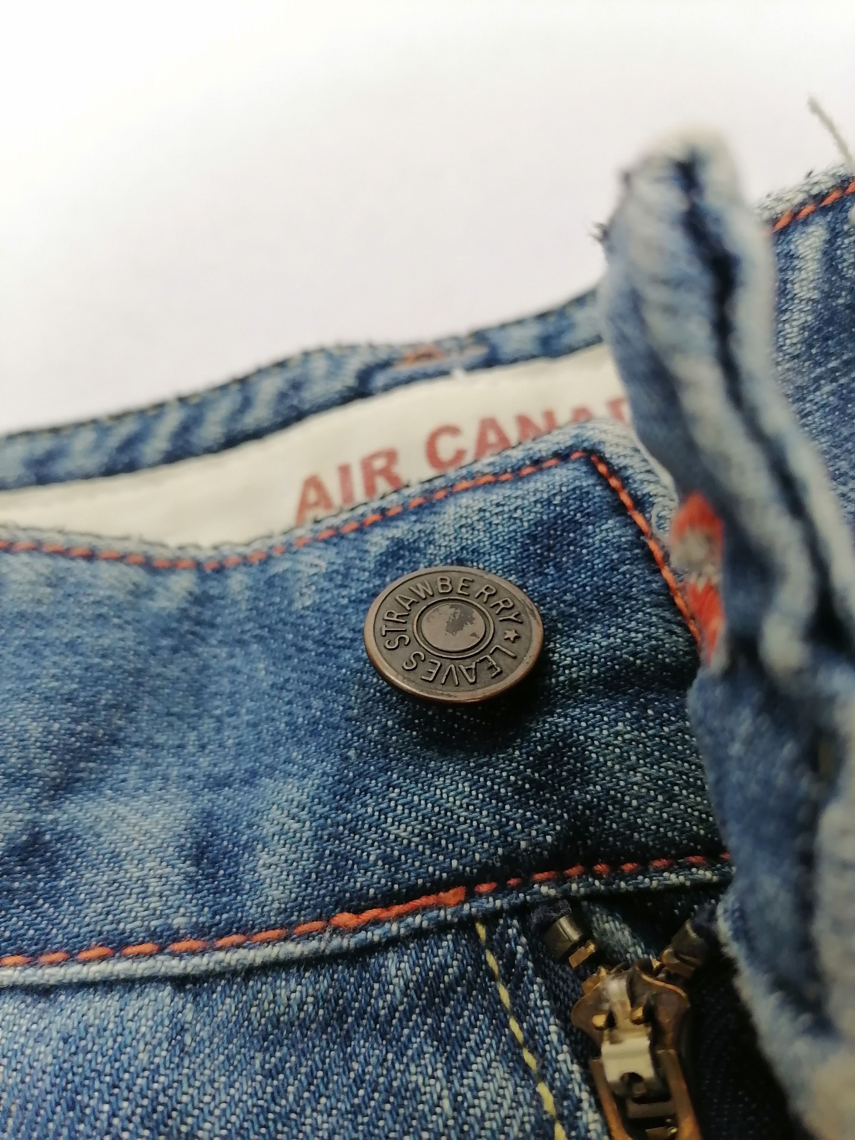 Other Air Canada Denim Cargo Pants Jeans Size US 34 / EU 50 - 4 Thumbnail