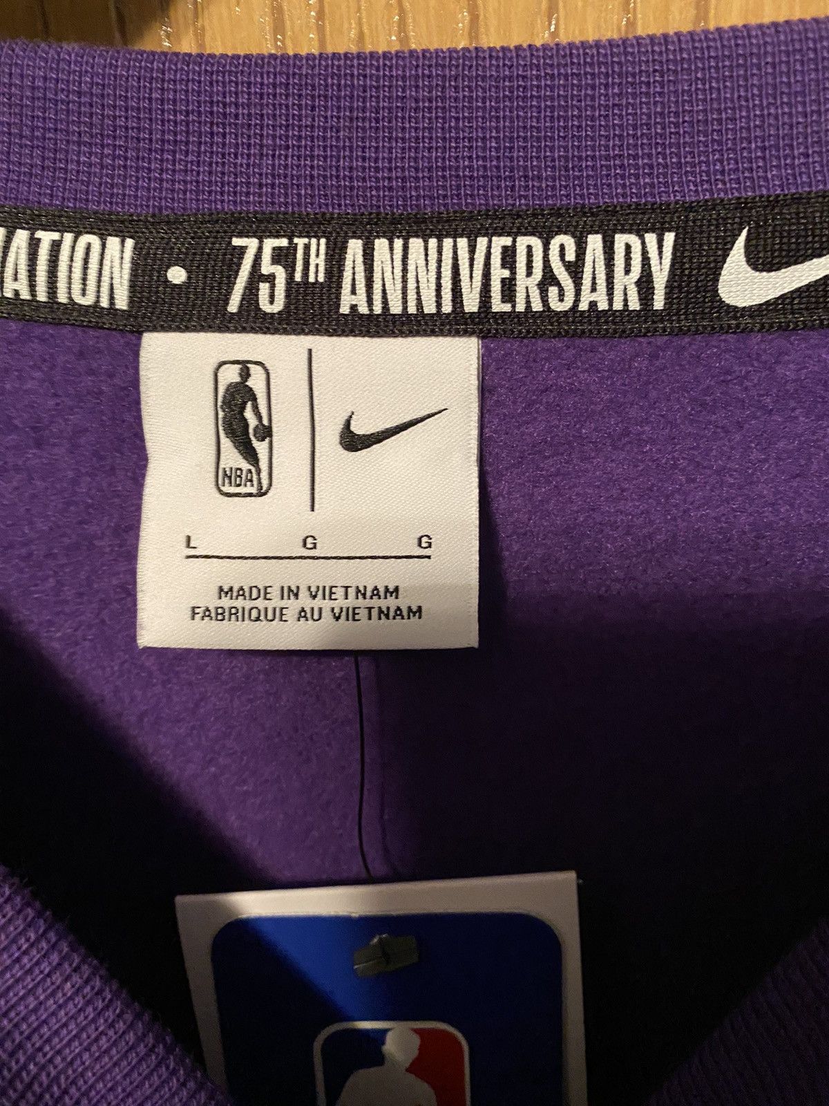 NBA × Nike Nike LA Lakers Crewneck Sz L Size US L / EU 52-54 / 3 - 2 Thumbnail