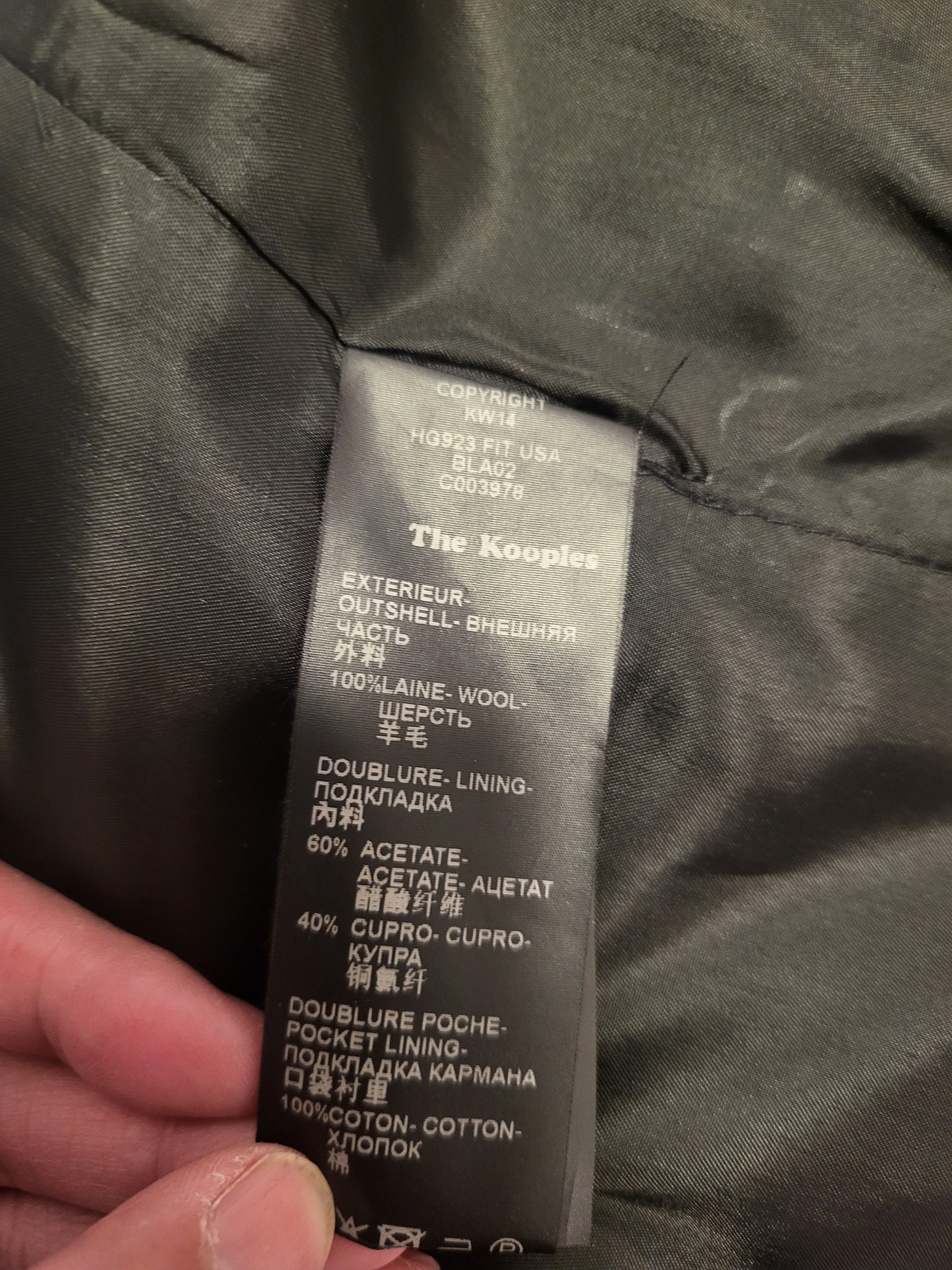 The Kooples Tailored Vest with Shawl Lapel Size 40R - 7 Thumbnail
