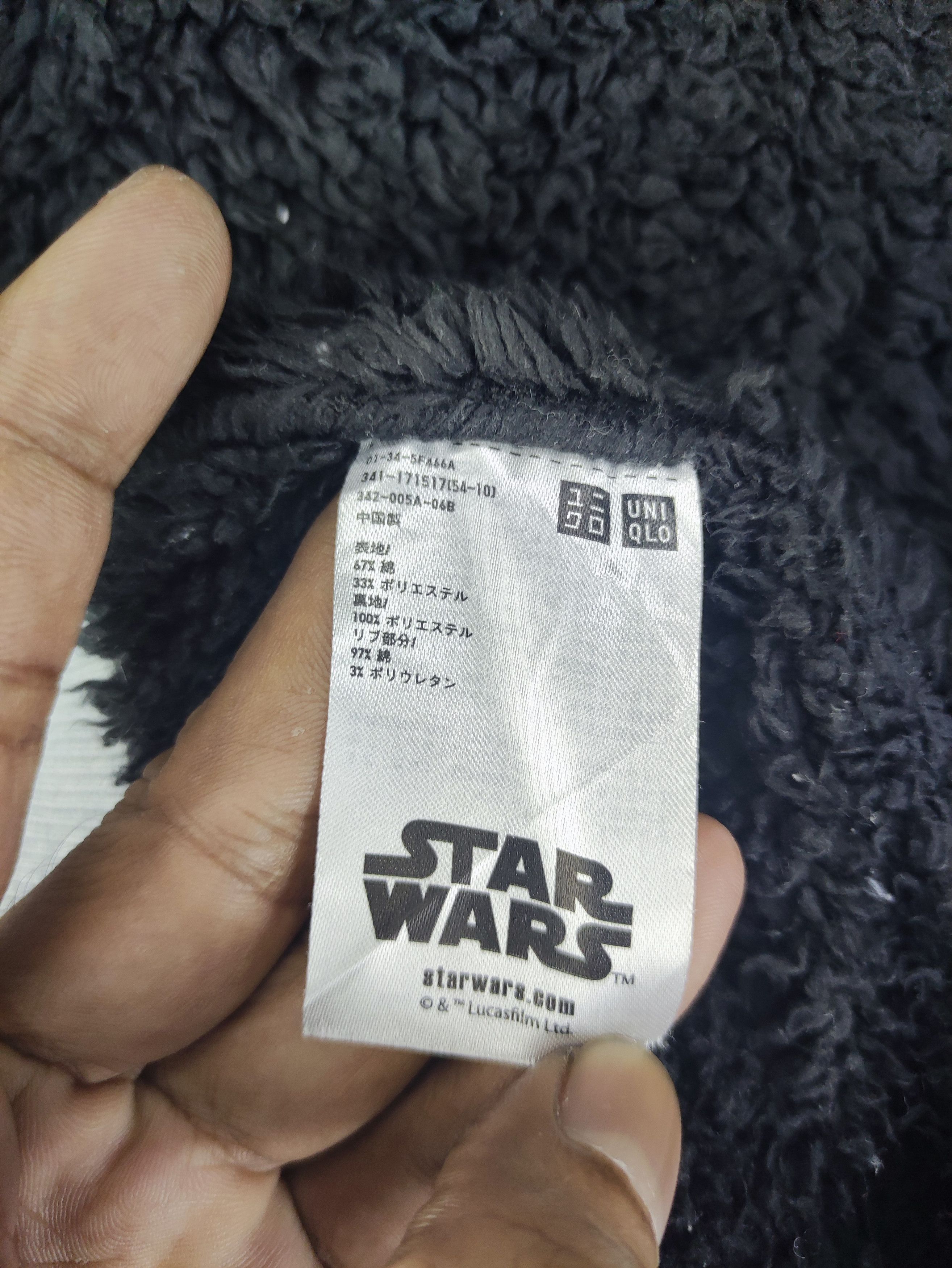 Vintage Star Wars Pull Over Hoodie Zipper Lined Fleece