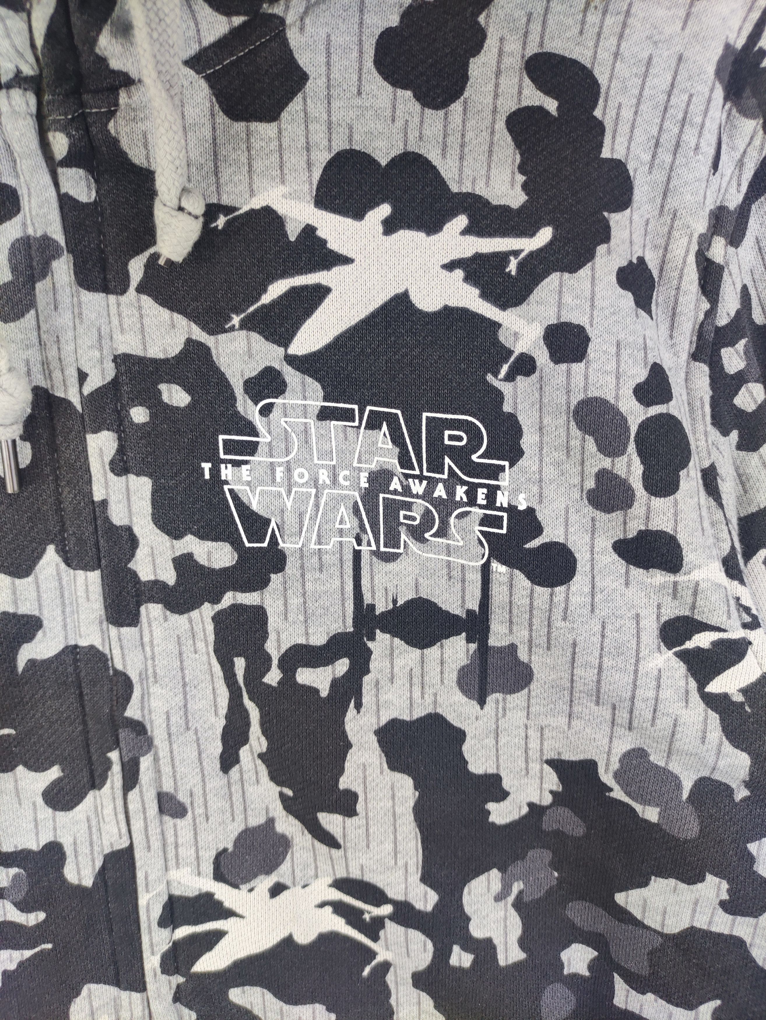 Vintage Star Wars Pull Over Hoodie Zipper Lined Fleece