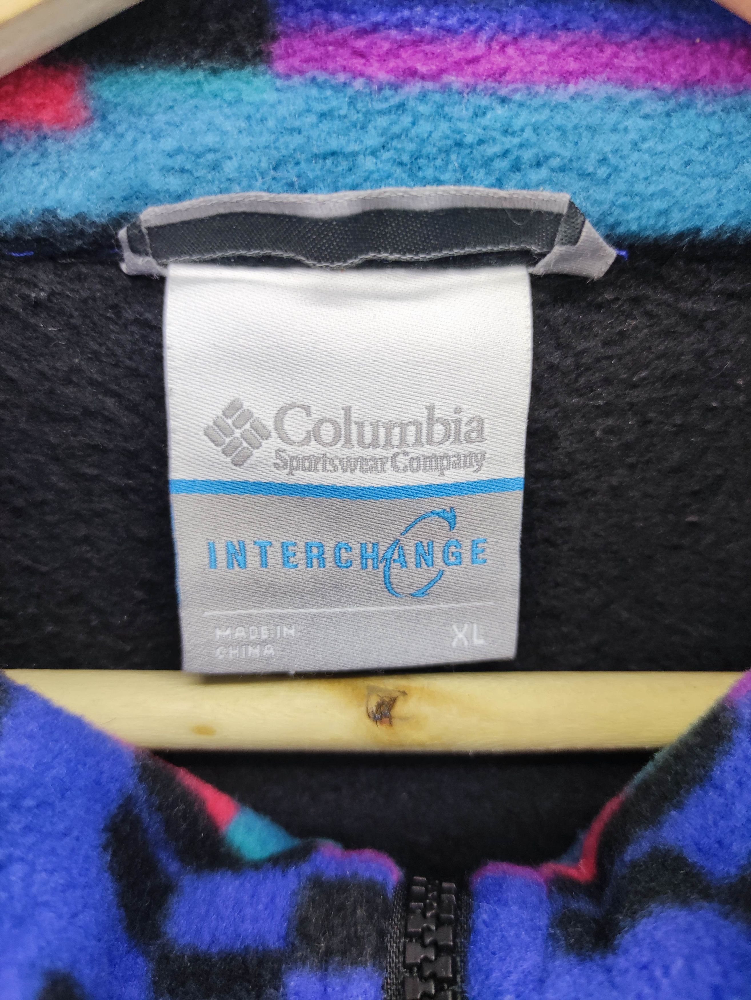 Columbia Vintage Columbia Fleece Jacket Zipper Size US L / EU 52-54 / 3 - 3 Thumbnail