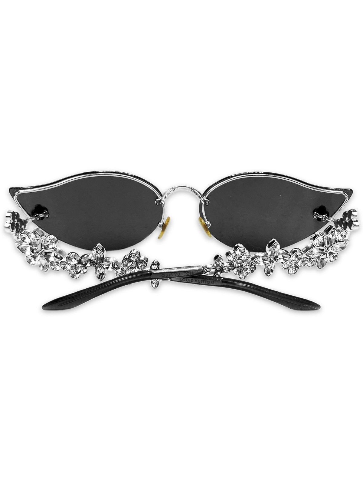 Louis Vuitton Louis Vuitton 62/1000 Cat Eyes Swarovski Crystal Sunglasses Size ONE SIZE - 7 Thumbnail