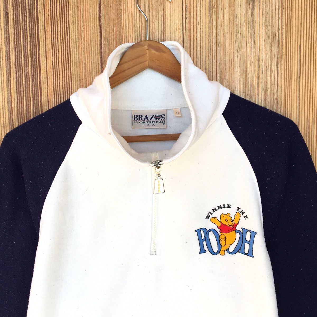 Cartoon Network × Disney × Nickelodeon Winnie The Pooh Half Zip Sweatshirt Size US S / EU 44-46 / 1 - 3 Thumbnail