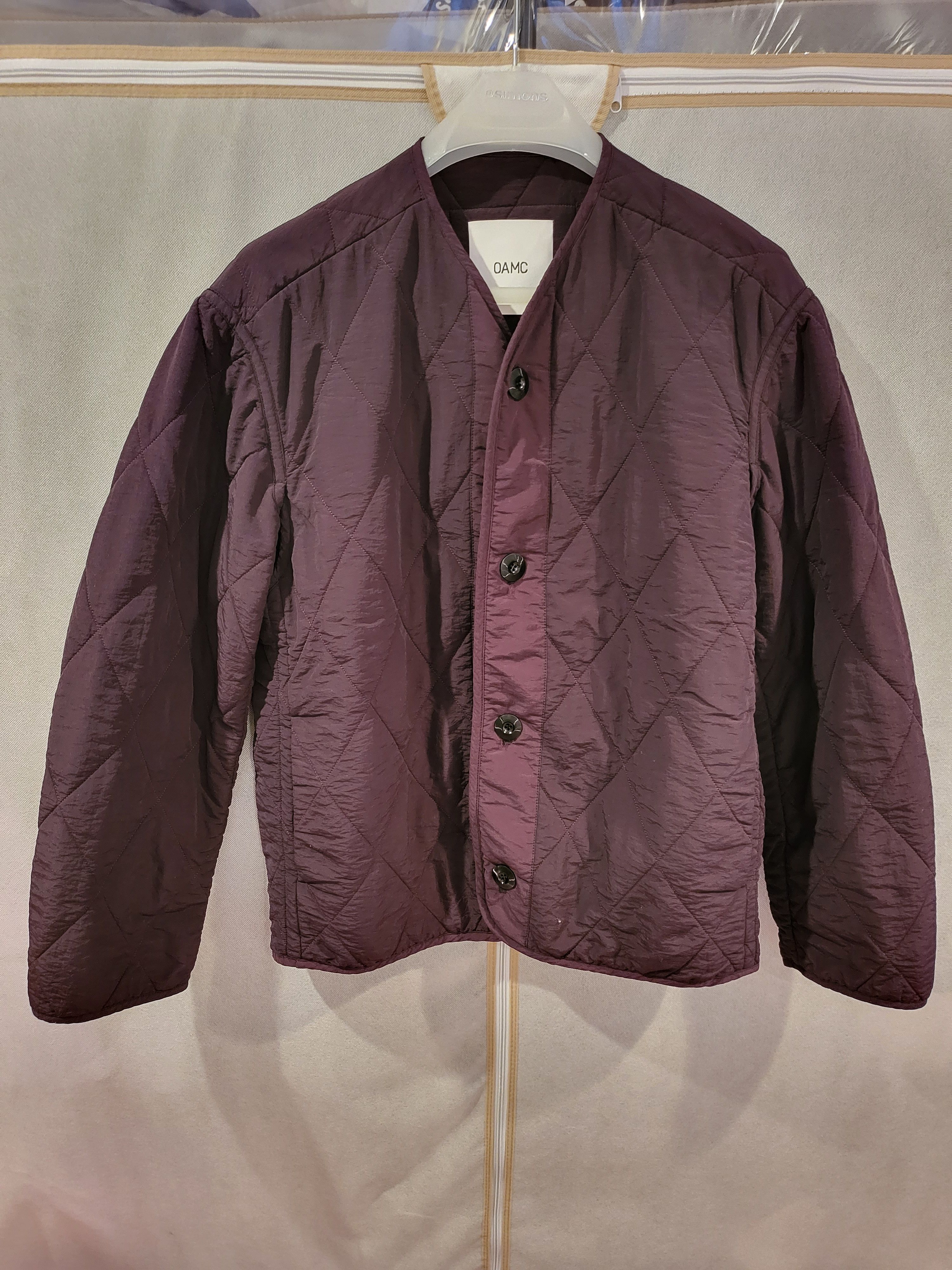 OAMC Oversized Quilted Collarless Jacket Size US XS / EU 42 / 0 - 3 Thumbnail