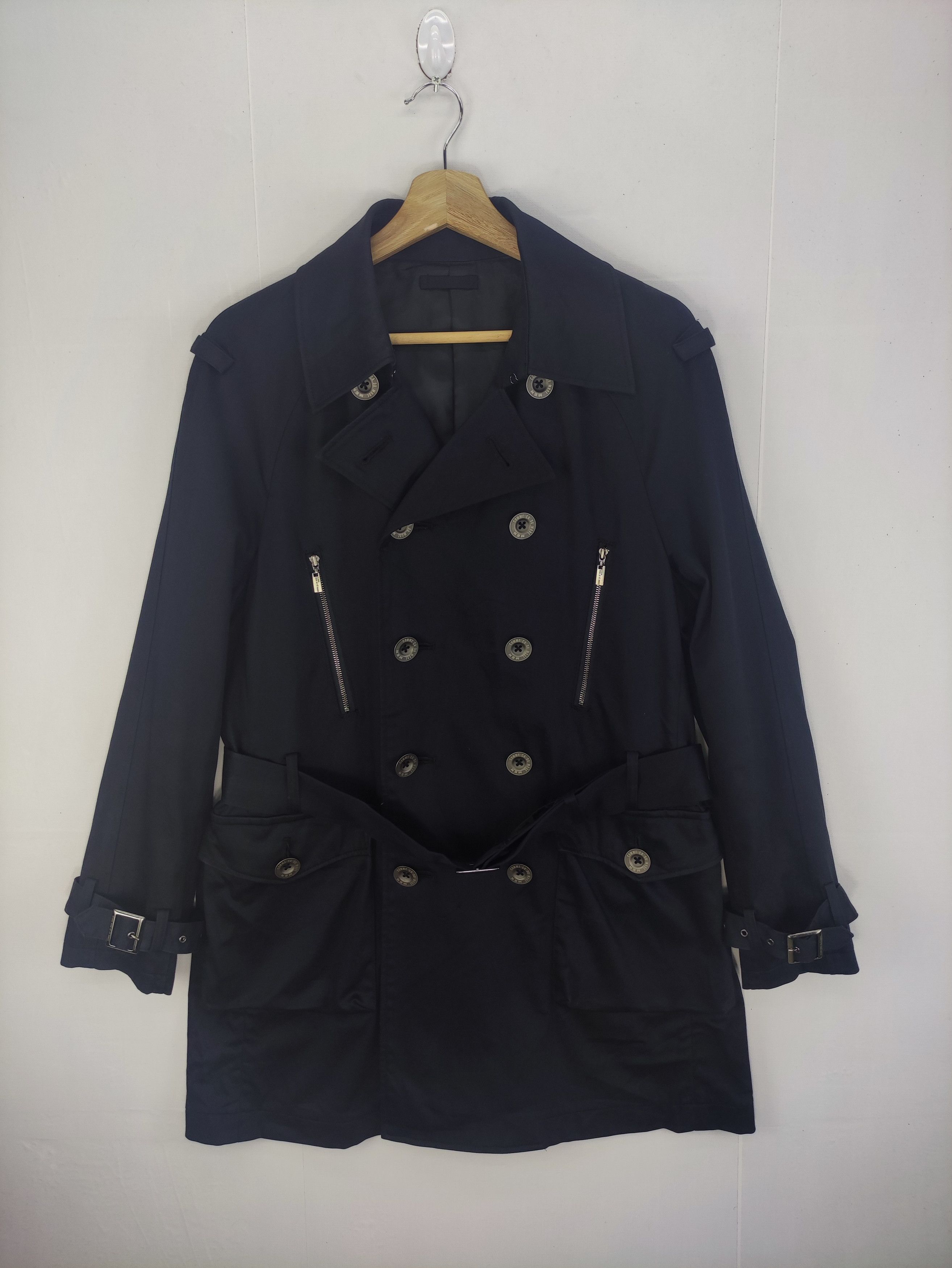 Comme Ca Ism Vintage Comme Ca Du Mode Trench Coat Belted Jacket Size S / US 4 / IT 40 - 1 Thumbnail
