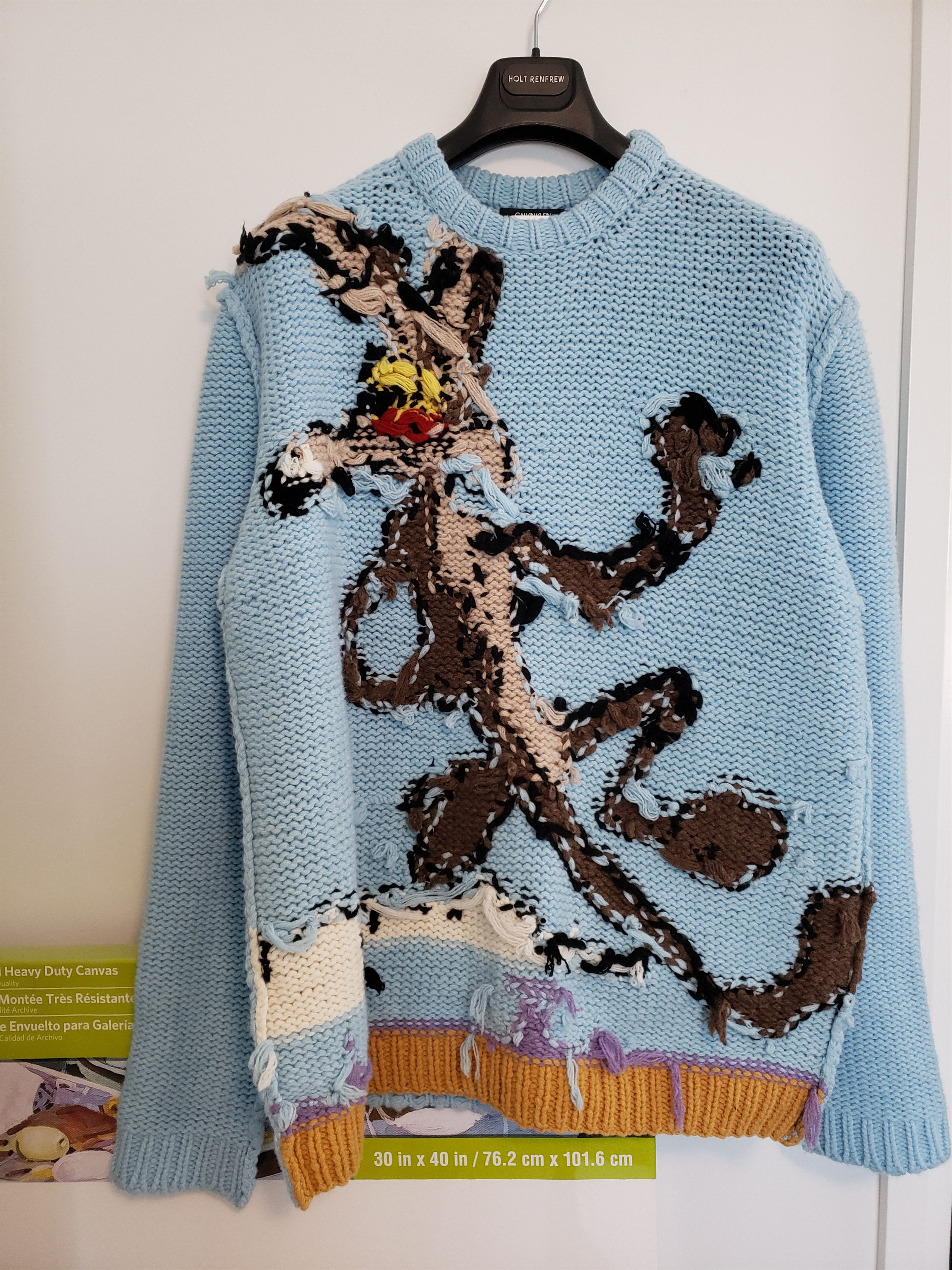 BNWT - inside-out Coyote Sweater