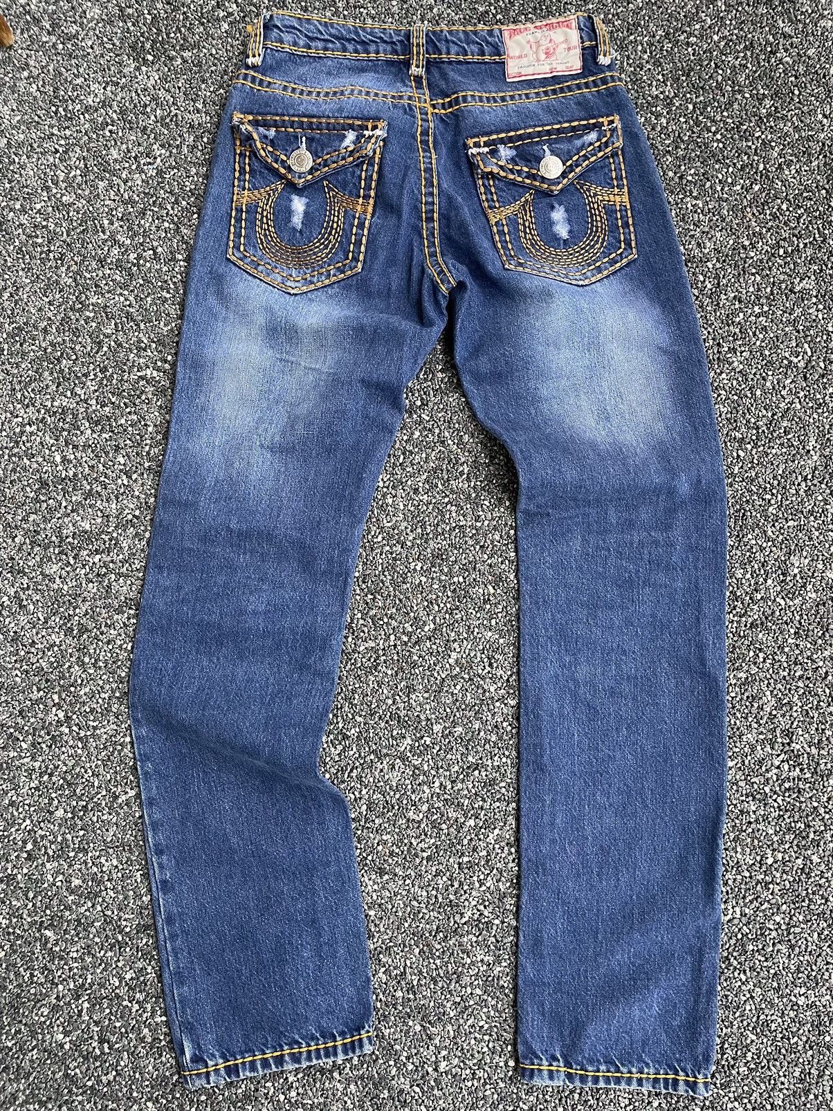 True religion double sales stitch