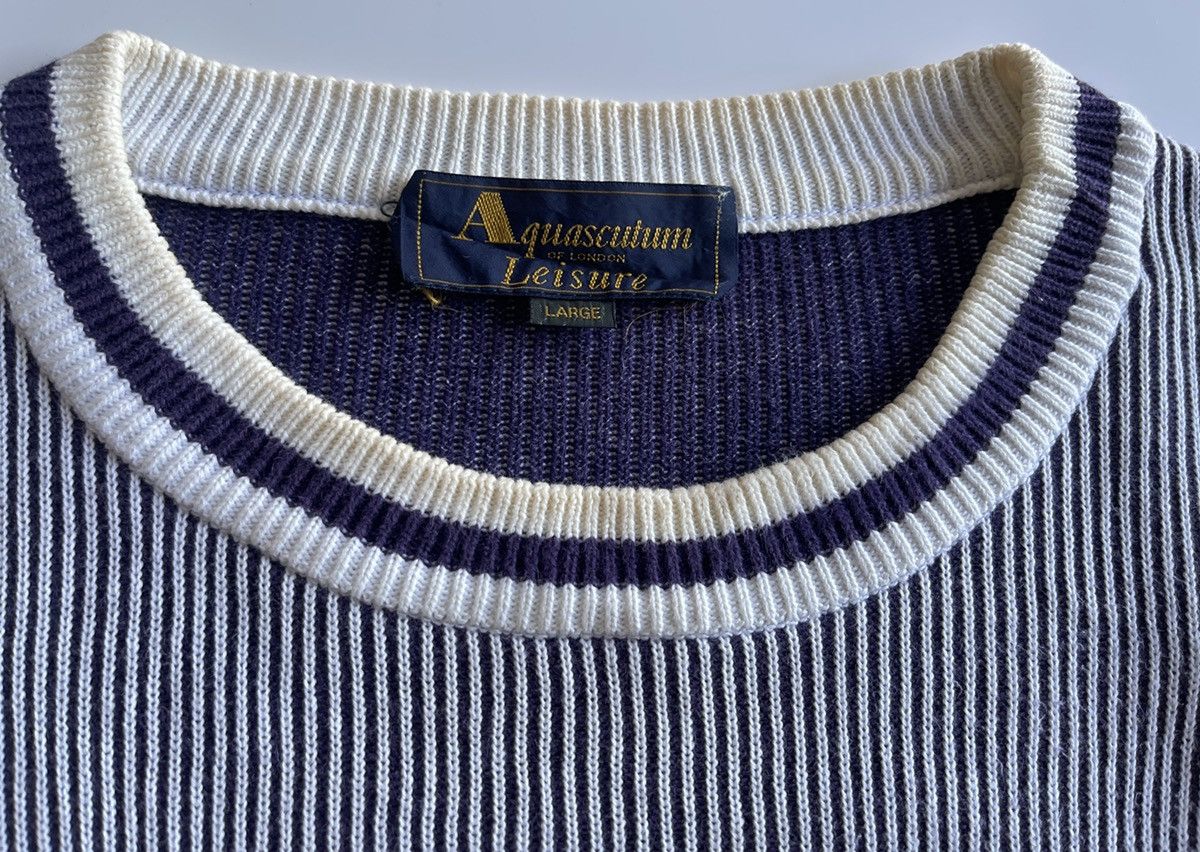Aquascutum Aquascutum Leisure Big Logo Knitwear Size US L / EU 52-54 / 3 - 7 Thumbnail