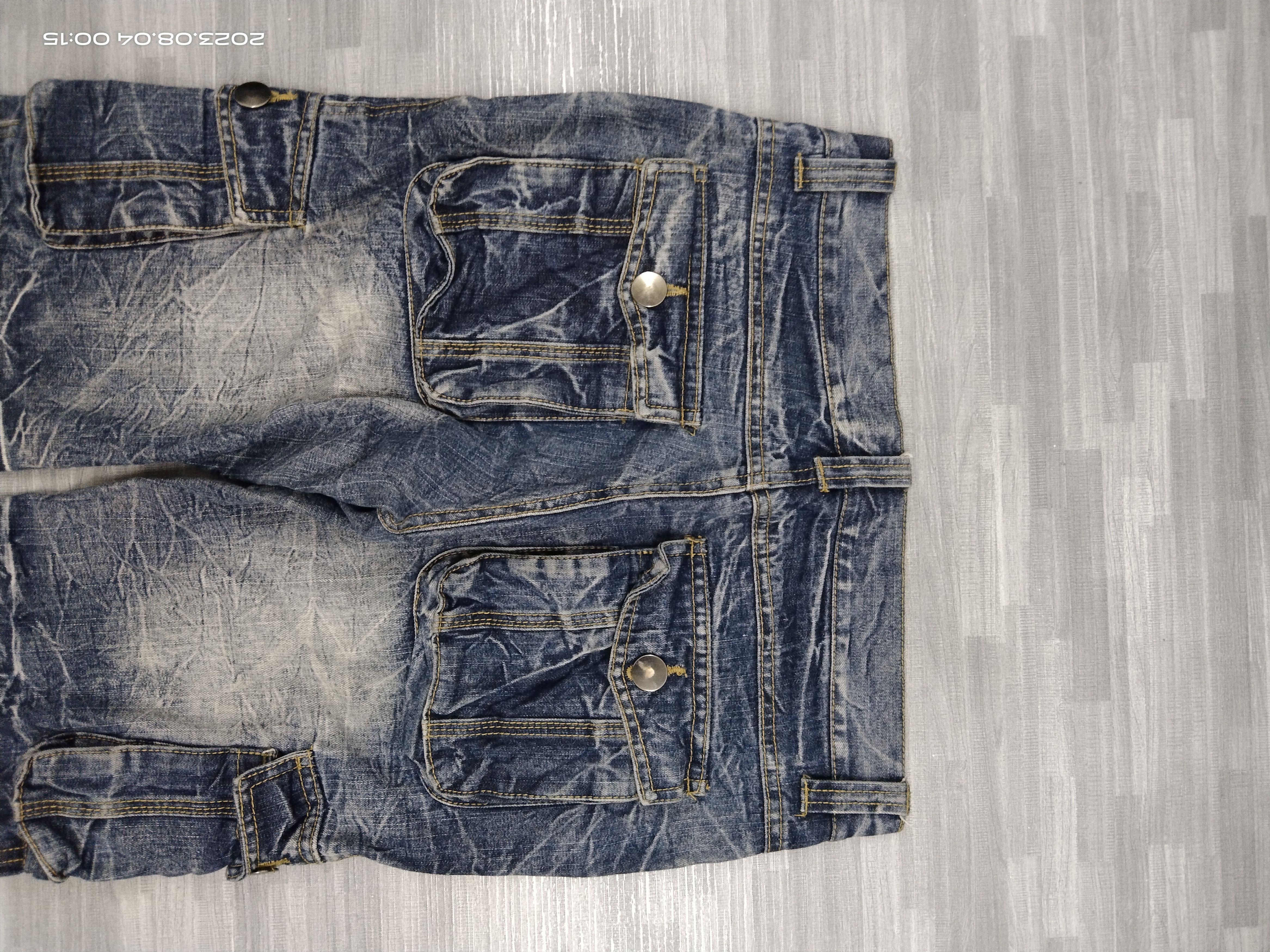 LOWBOX FLARE SICK TACTICAL MULTIPOCKET LOWBOX DENIM PANTS Size US 30 / EU 46 - 5 Thumbnail