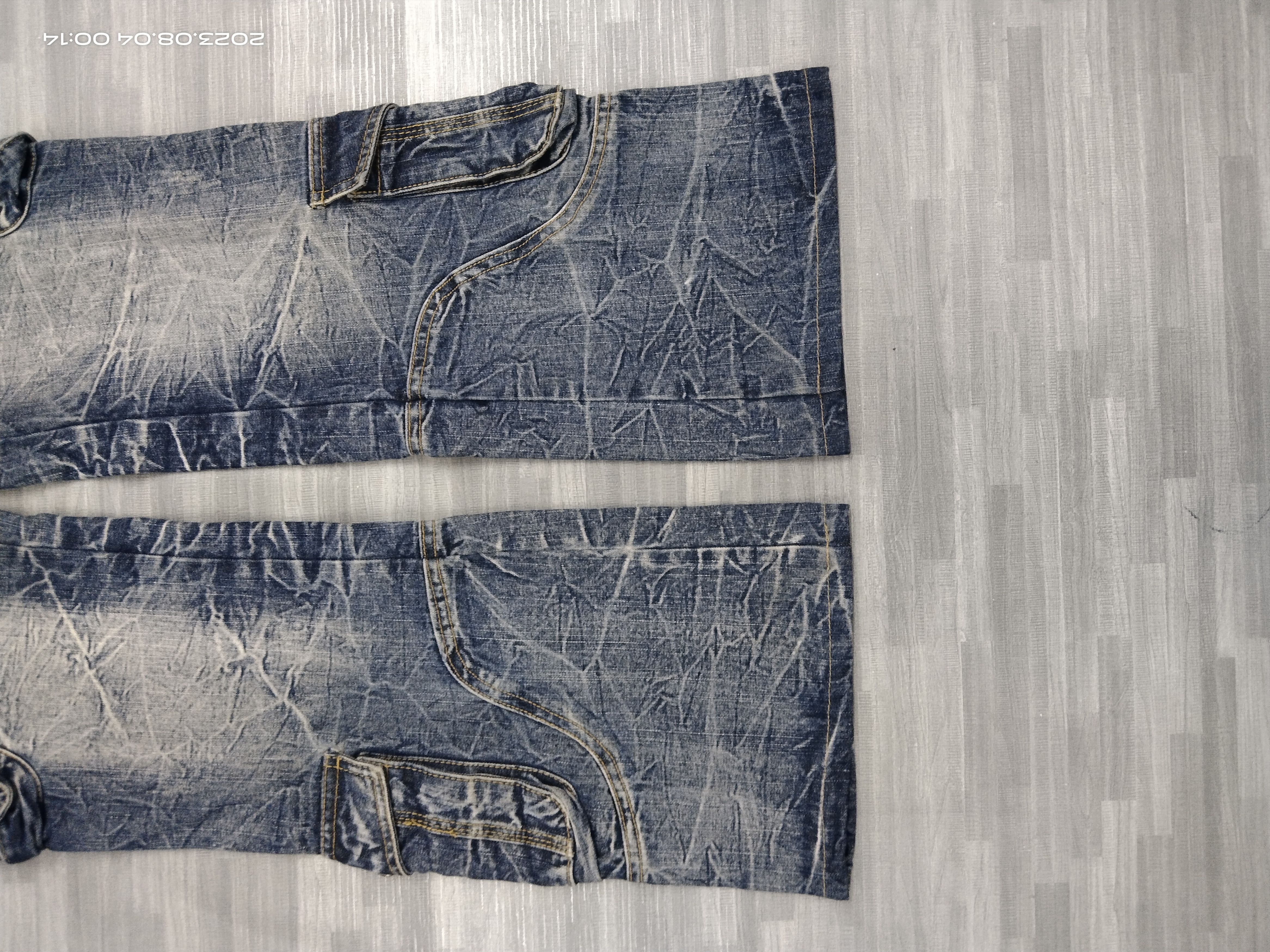 LOWBOX FLARE SICK TACTICAL MULTIPOCKET LOWBOX DENIM PANTS Size US 30 / EU 46 - 6 Thumbnail