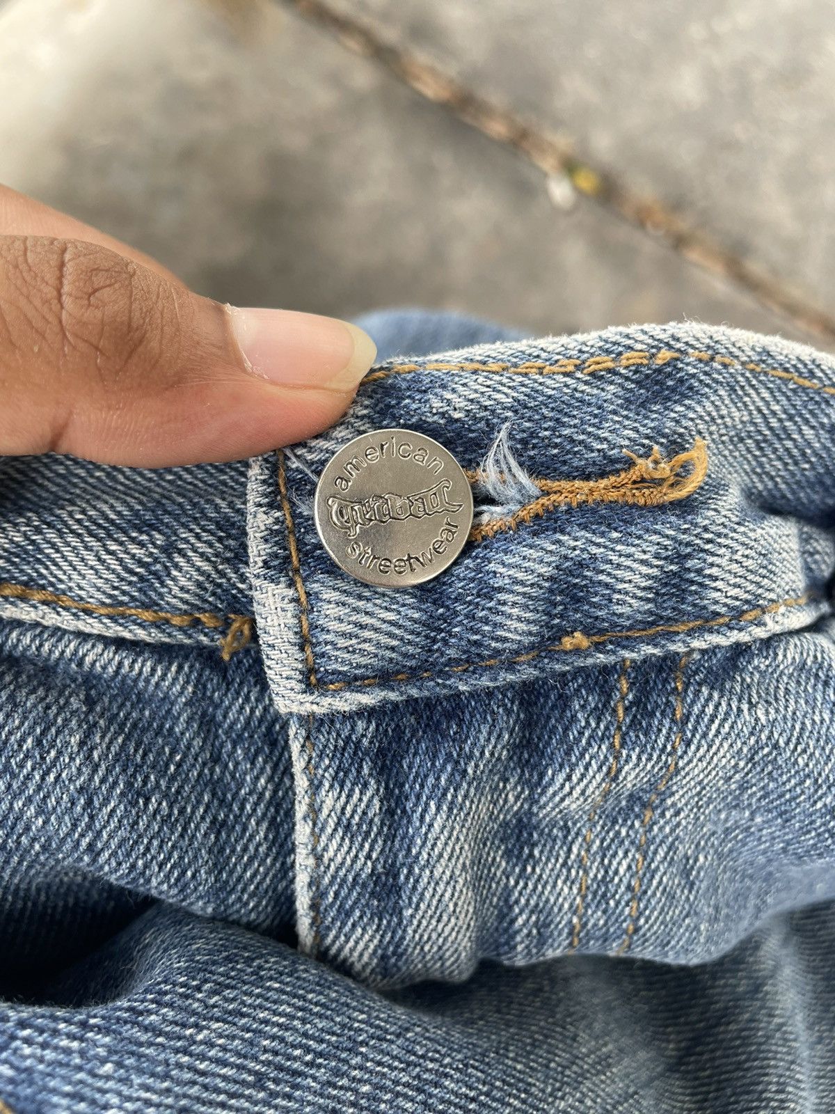 Tribal Streetwear × Vintage Vintage Tribal American Streetwear Jeans Pants Old Thai Shop Size US 36 / EU 52 - 3 Thumbnail