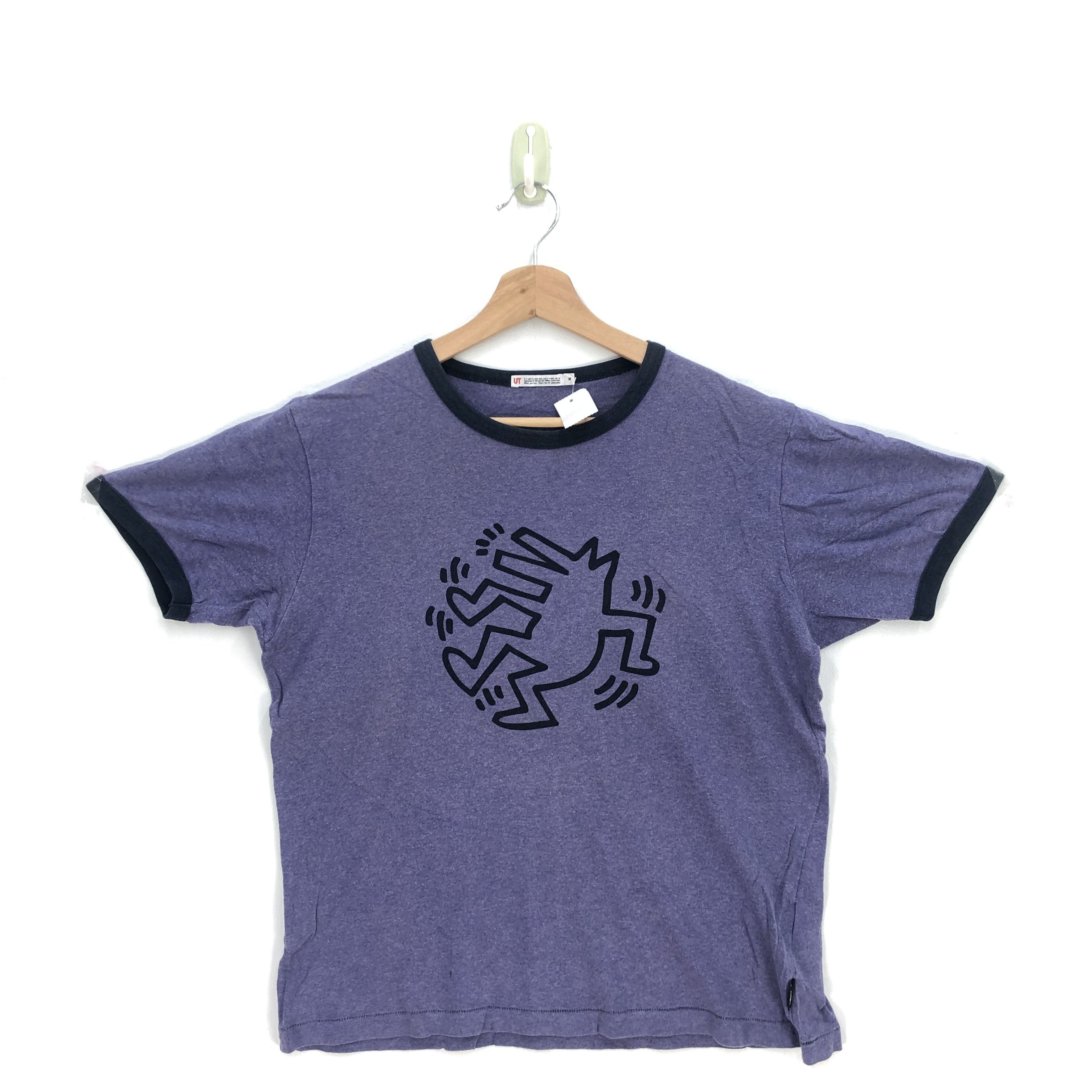 Other Vintage Keith Haring T Shirt Doddle Sketch Pop Art Tee Size US L / EU 52-54 / 3 - 1 Thumbnail