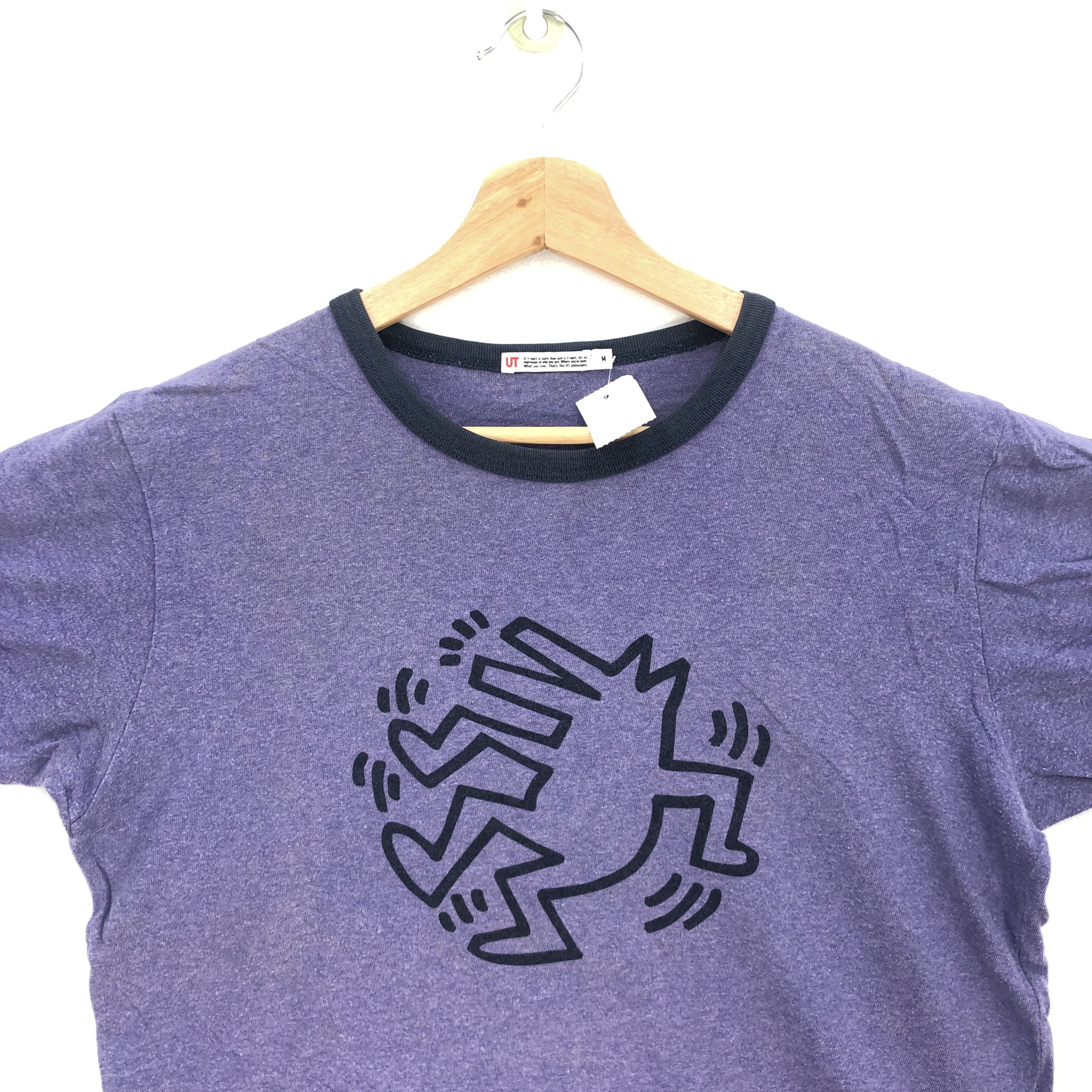 Other Vintage Keith Haring T Shirt Doddle Sketch Pop Art Tee Size US L / EU 52-54 / 3 - 3 Thumbnail