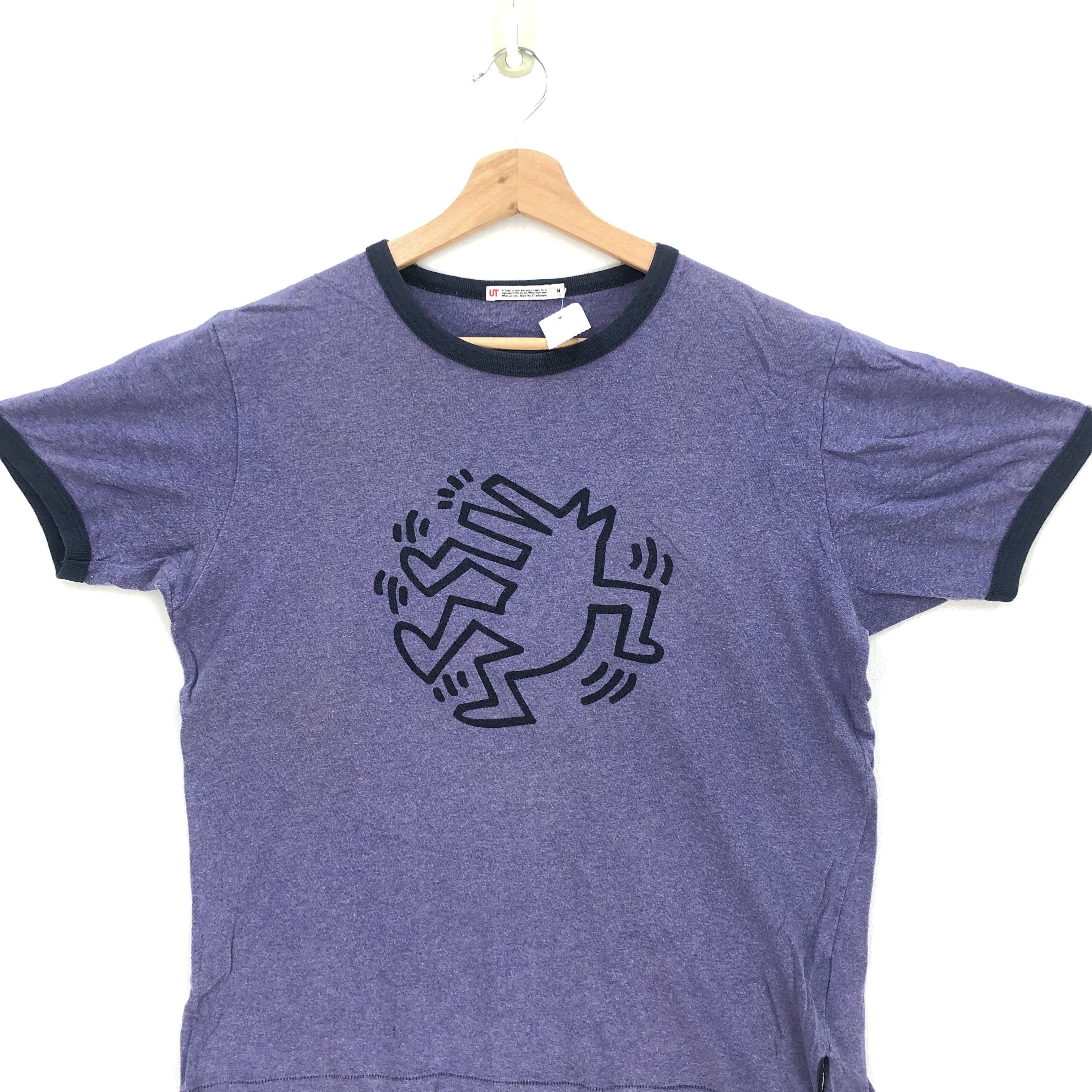 Other Vintage Keith Haring T Shirt Doddle Sketch Pop Art Tee Size US L / EU 52-54 / 3 - 4 Thumbnail