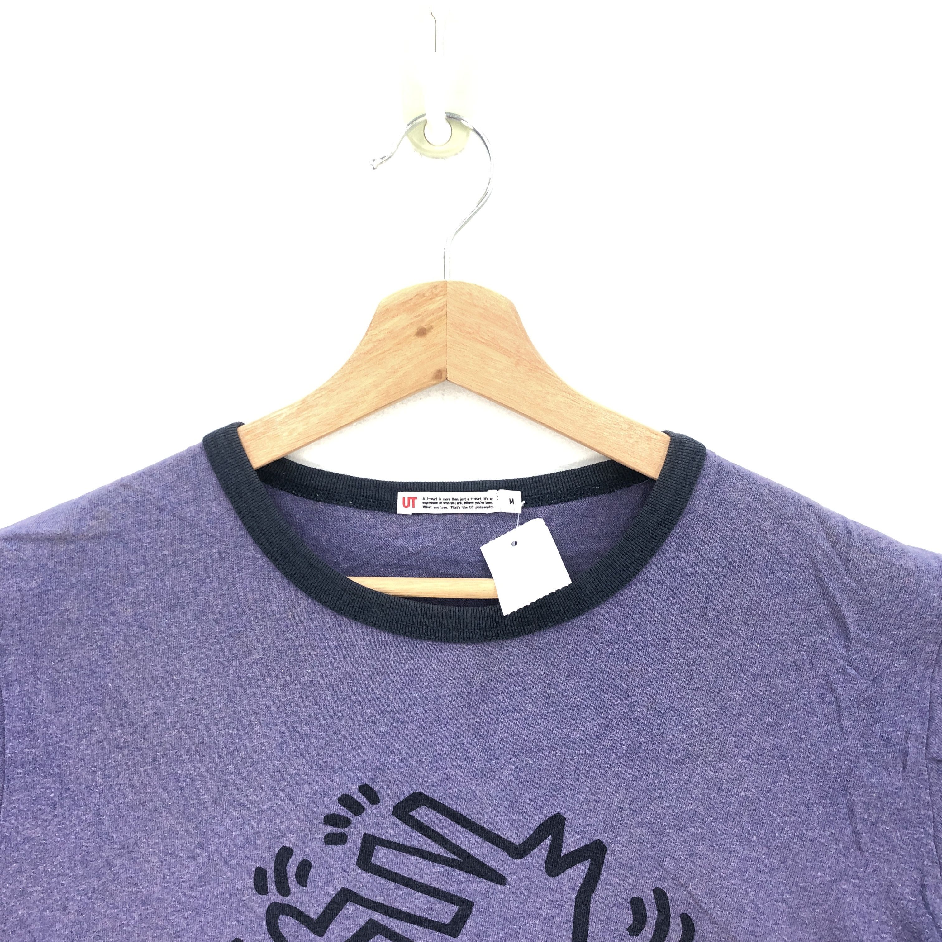 Other Vintage Keith Haring T Shirt Doddle Sketch Pop Art Tee Size US L / EU 52-54 / 3 - 2 Thumbnail