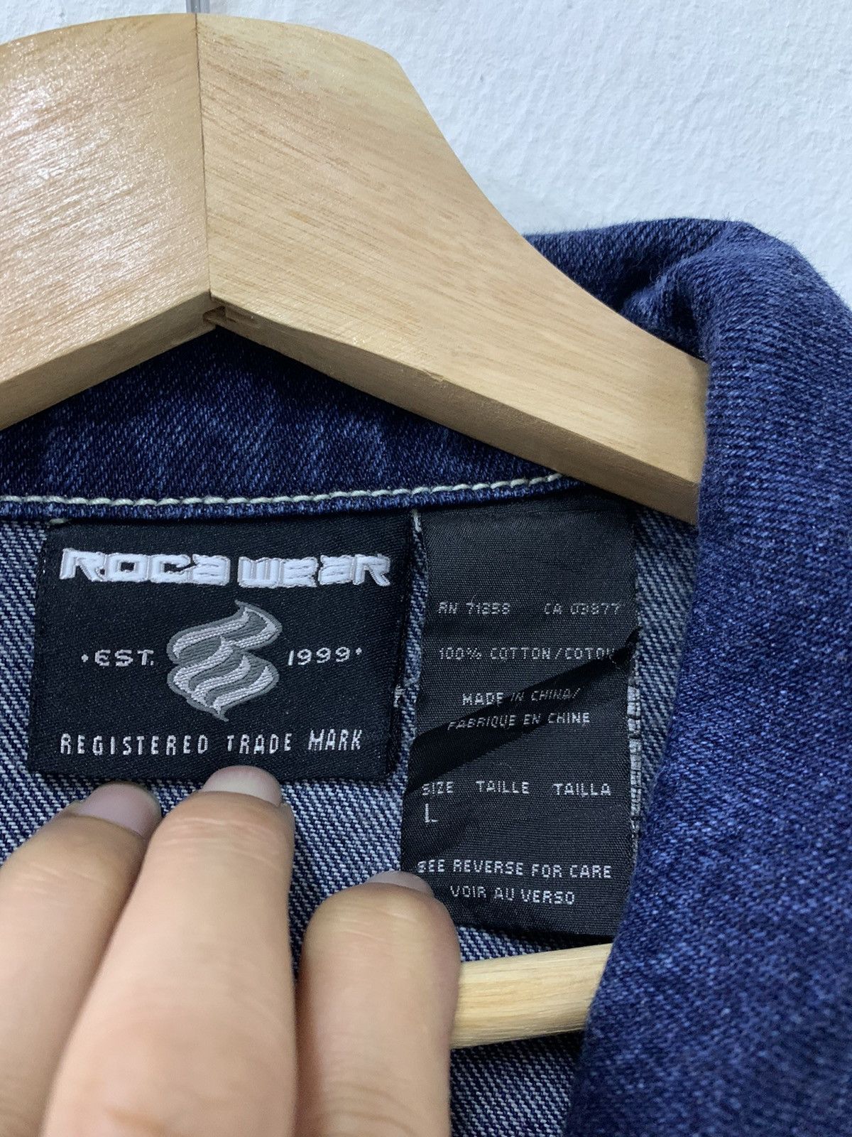 Rocawear Vintage Rocawear Denim Jacket Size US XL / EU 56 / 4 - 5 Thumbnail