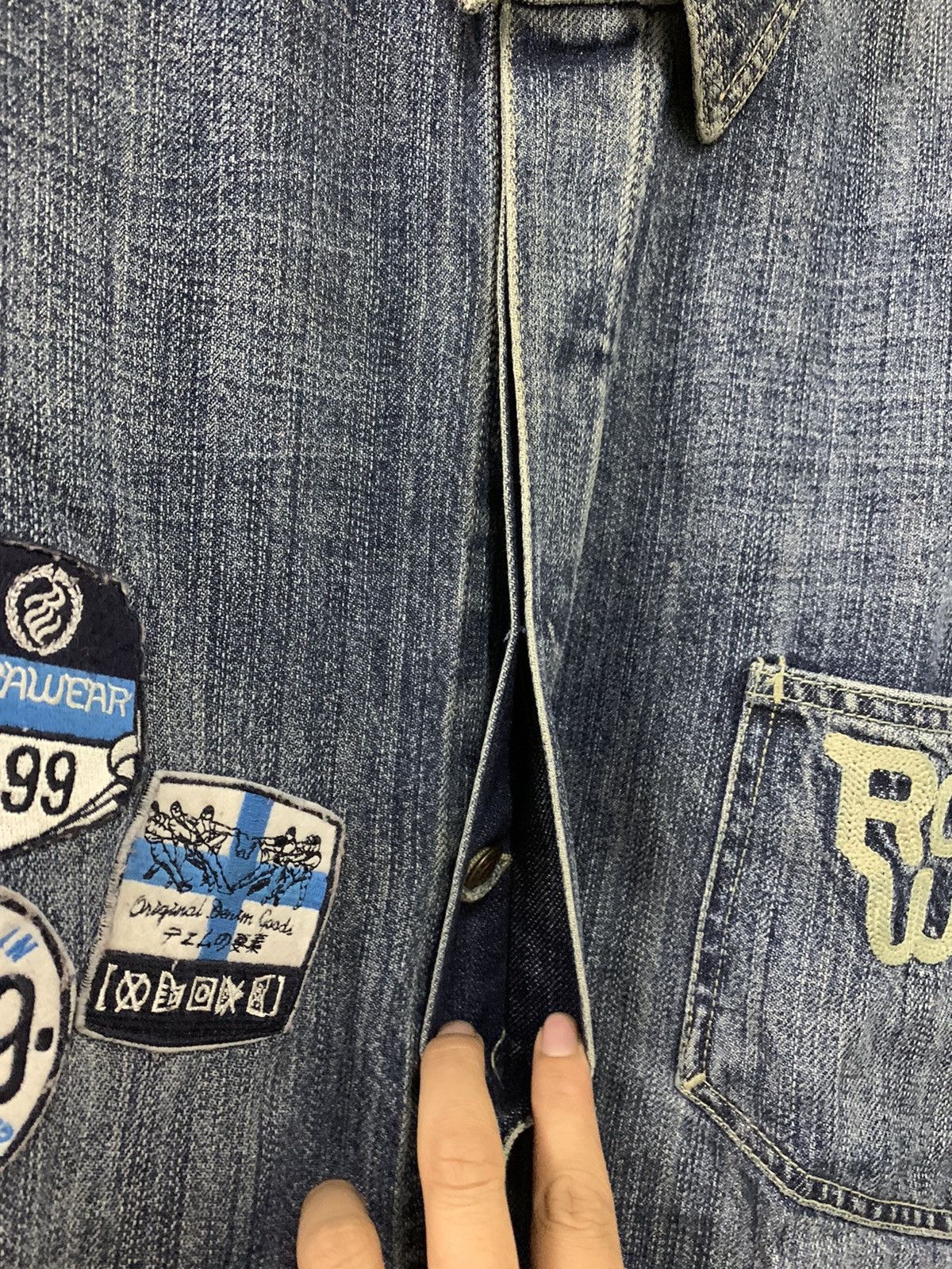 Rocawear Rocawear Patches Chore Denim Jacket Size US XL / EU 56 / 4 - 6 Thumbnail