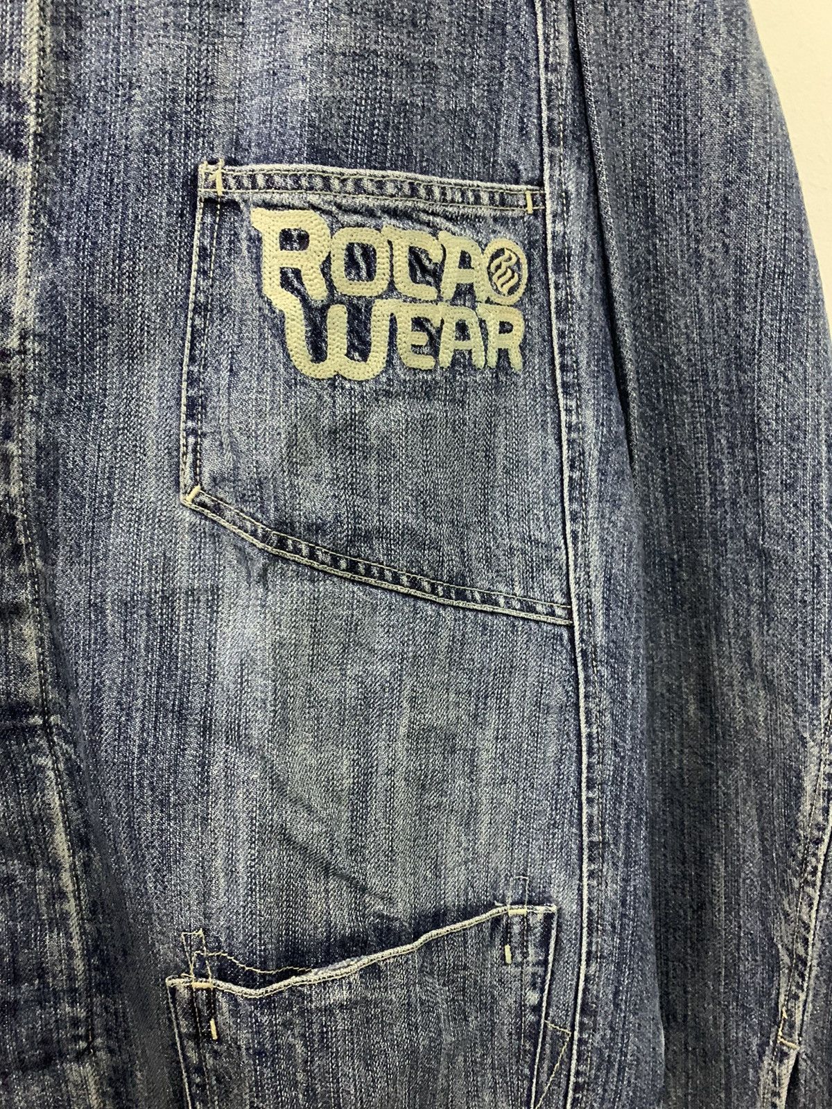 Rocawear Rocawear Patches Chore Denim Jacket Size US XL / EU 56 / 4 - 5 Thumbnail