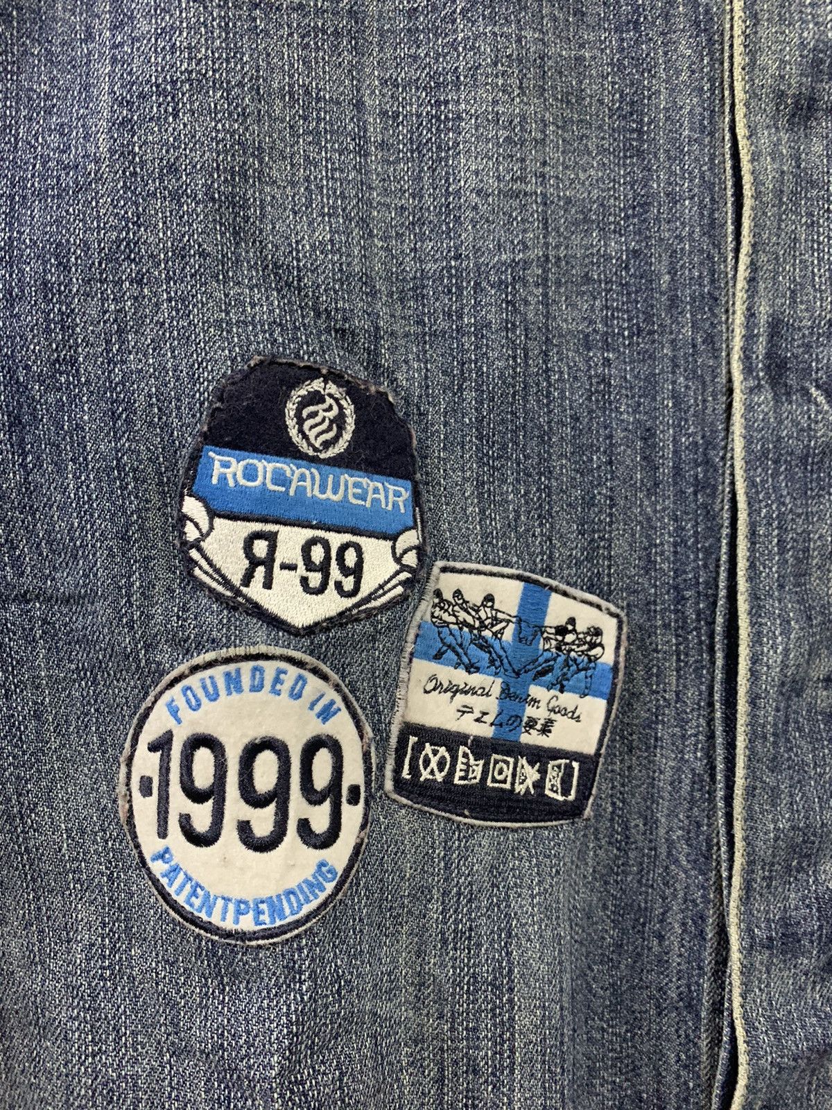 Rocawear Rocawear Patches Chore Denim Jacket Size US XL / EU 56 / 4 - 4 Thumbnail