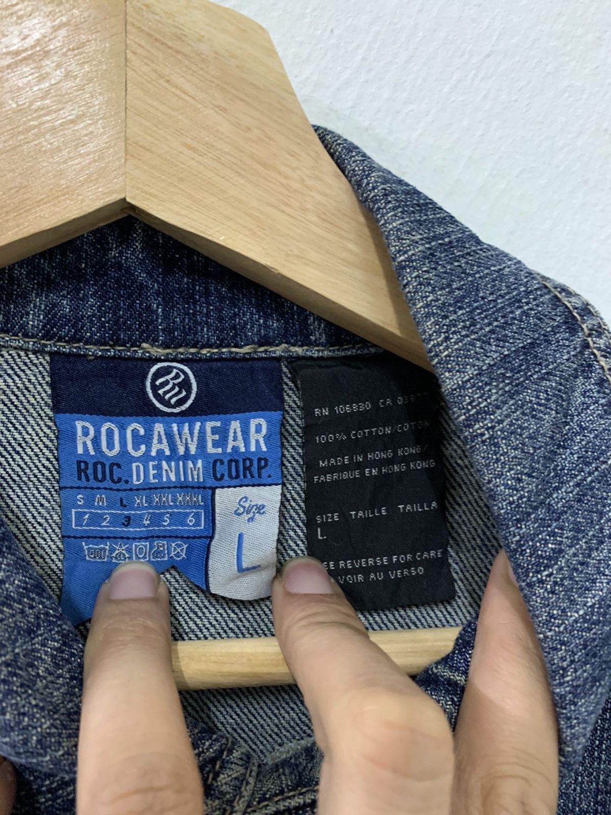 Rocawear Rocawear Patches Chore Denim Jacket Size US XL / EU 56 / 4 - 7 Thumbnail