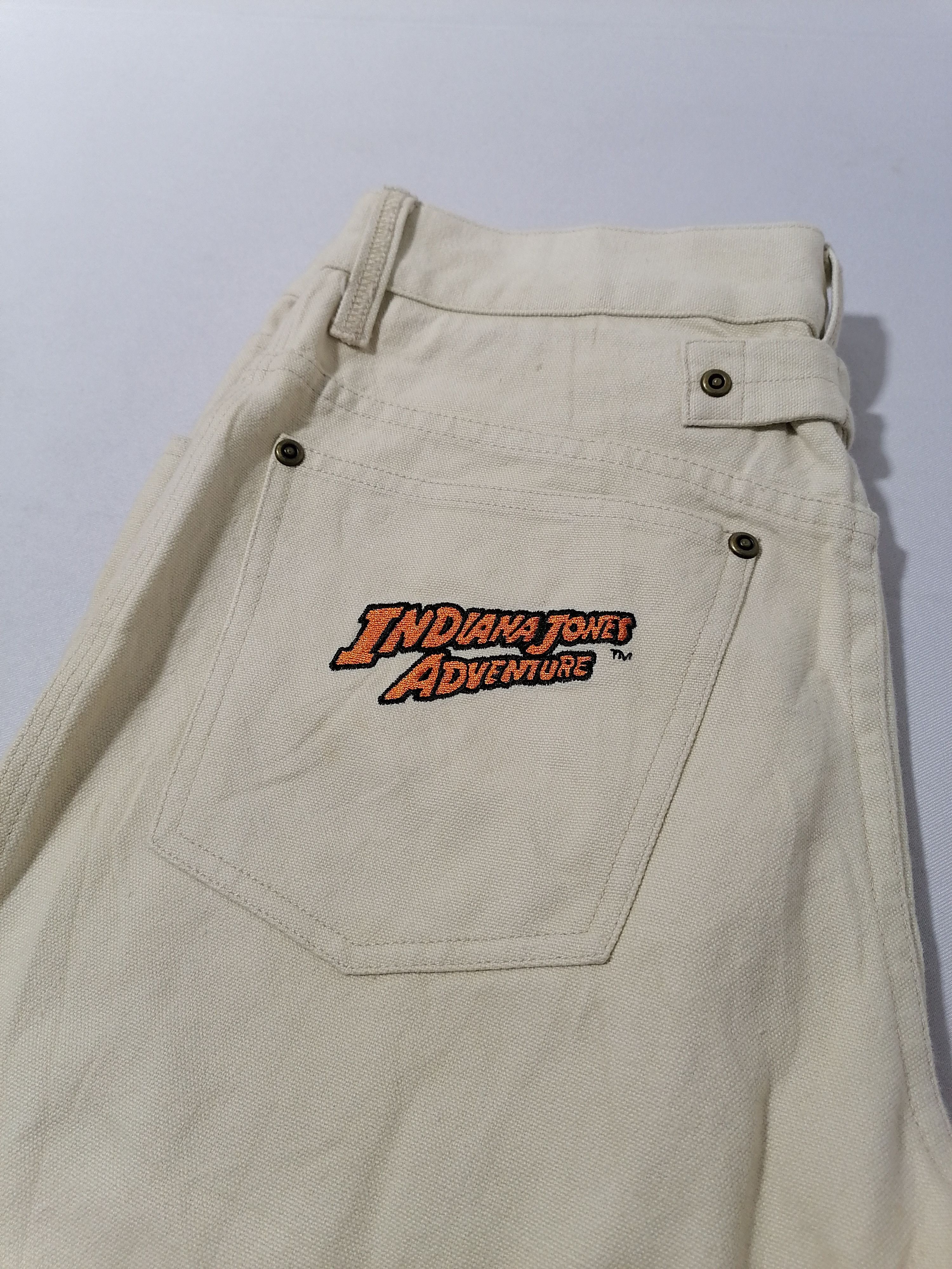 Disney Indiana Jones Adventure Embroidered Pants Size US 27 - 8 Thumbnail