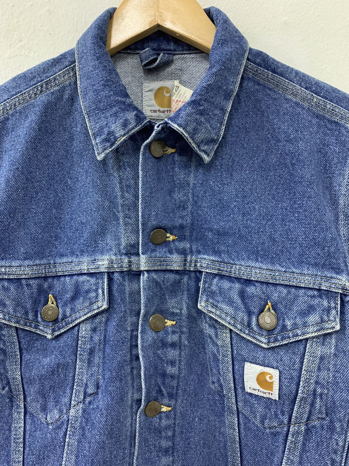 Carhartt Carhartt Trucker Irregular Jacket Vintage 90s Size US S / EU 44-46 / 1 - 3 Thumbnail
