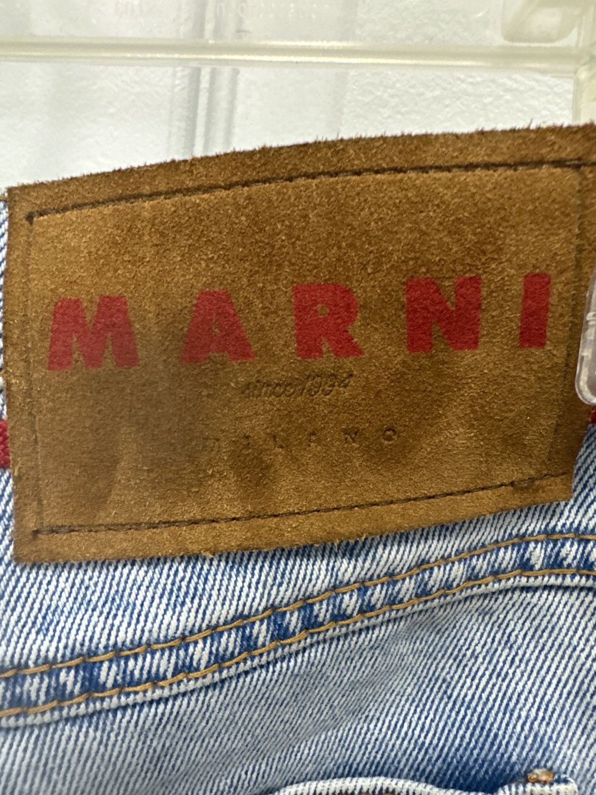 Marni marni mohair cutout jean denim shorts Size US 30 / EU 46 - 8 Thumbnail