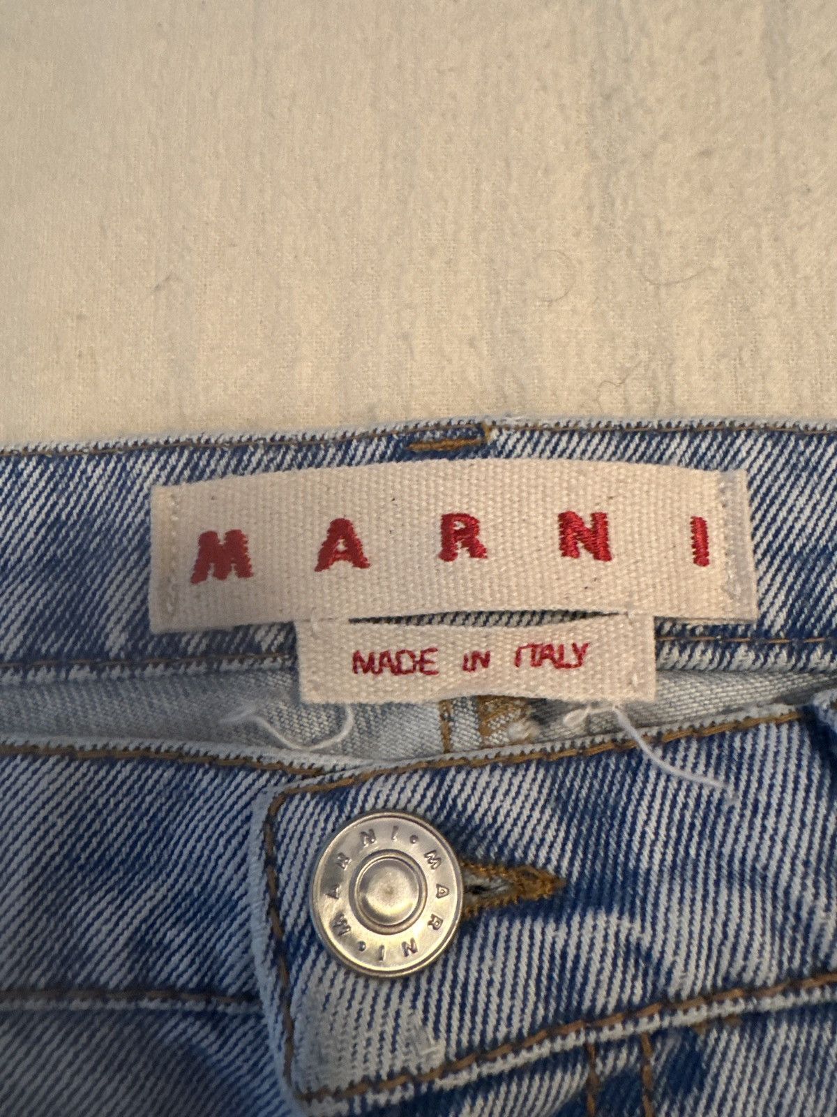 Marni marni mohair cutout jean denim shorts Size US 30 / EU 46 - 16 Thumbnail