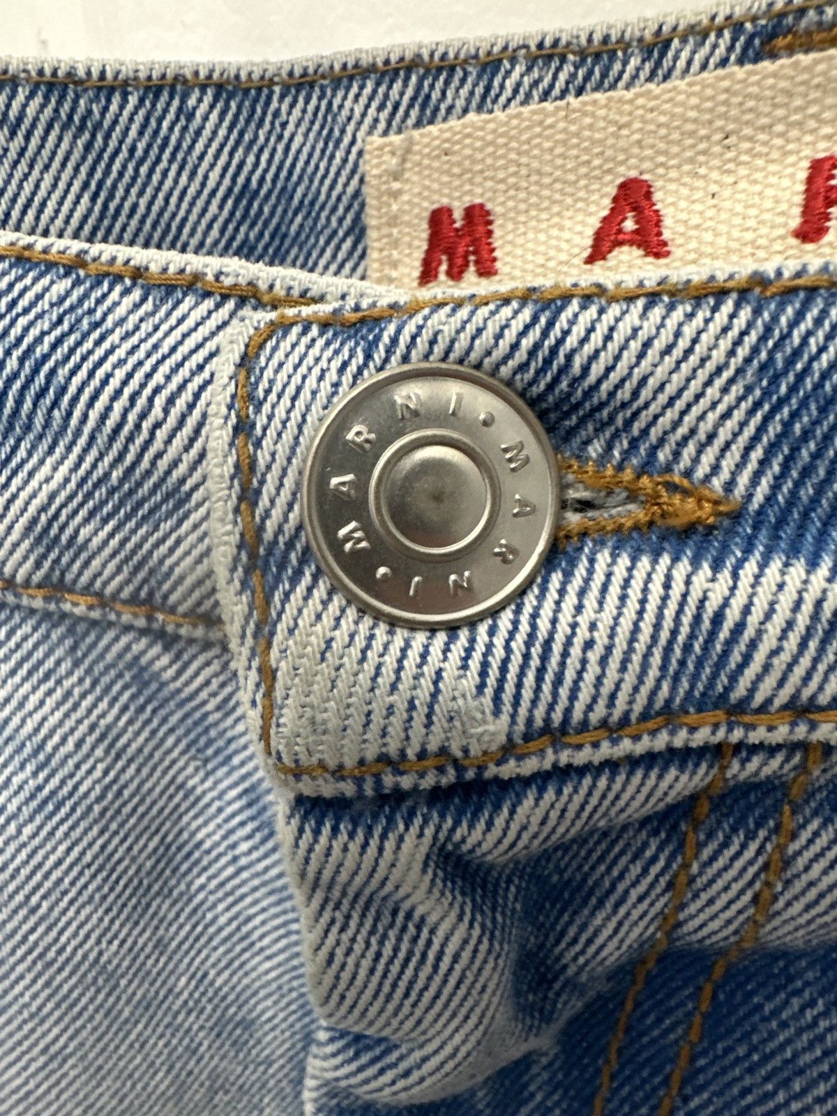 Marni marni mohair cutout jean denim shorts Size US 30 / EU 46 - 9 Thumbnail