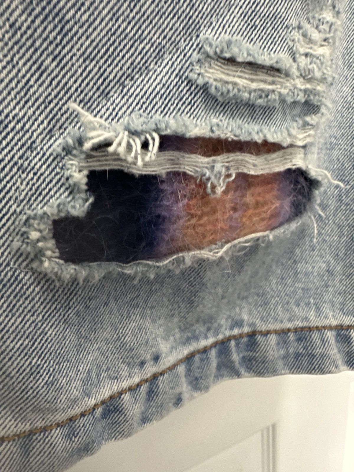 Marni marni mohair cutout jean denim shorts Size US 30 / EU 46 - 2 Thumbnail