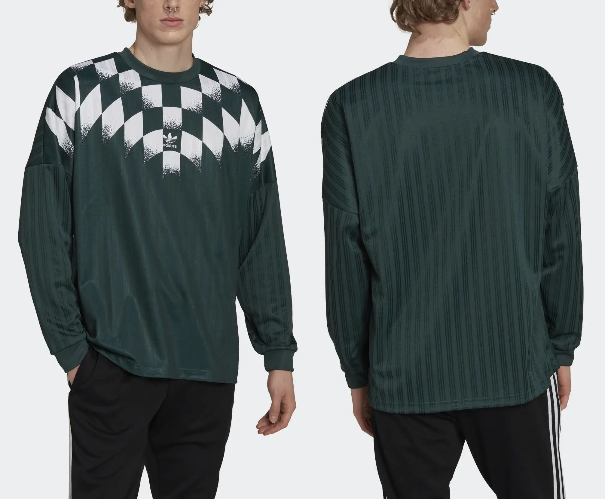 Adidas Adidas Rekive Oversized Graphic Jersey Soccer Y2K Size US XS / EU 42 / 0 - 2 Thumbnail