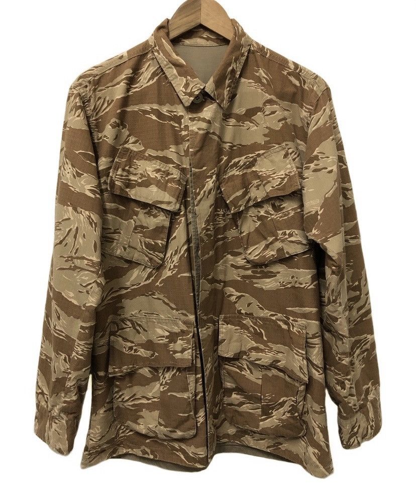 If Six Was Nine RARE🔥Tiger Stripes Merchant Desert Camo Button Jacket Size US S / EU 44-46 / 1 - 1 Thumbnail