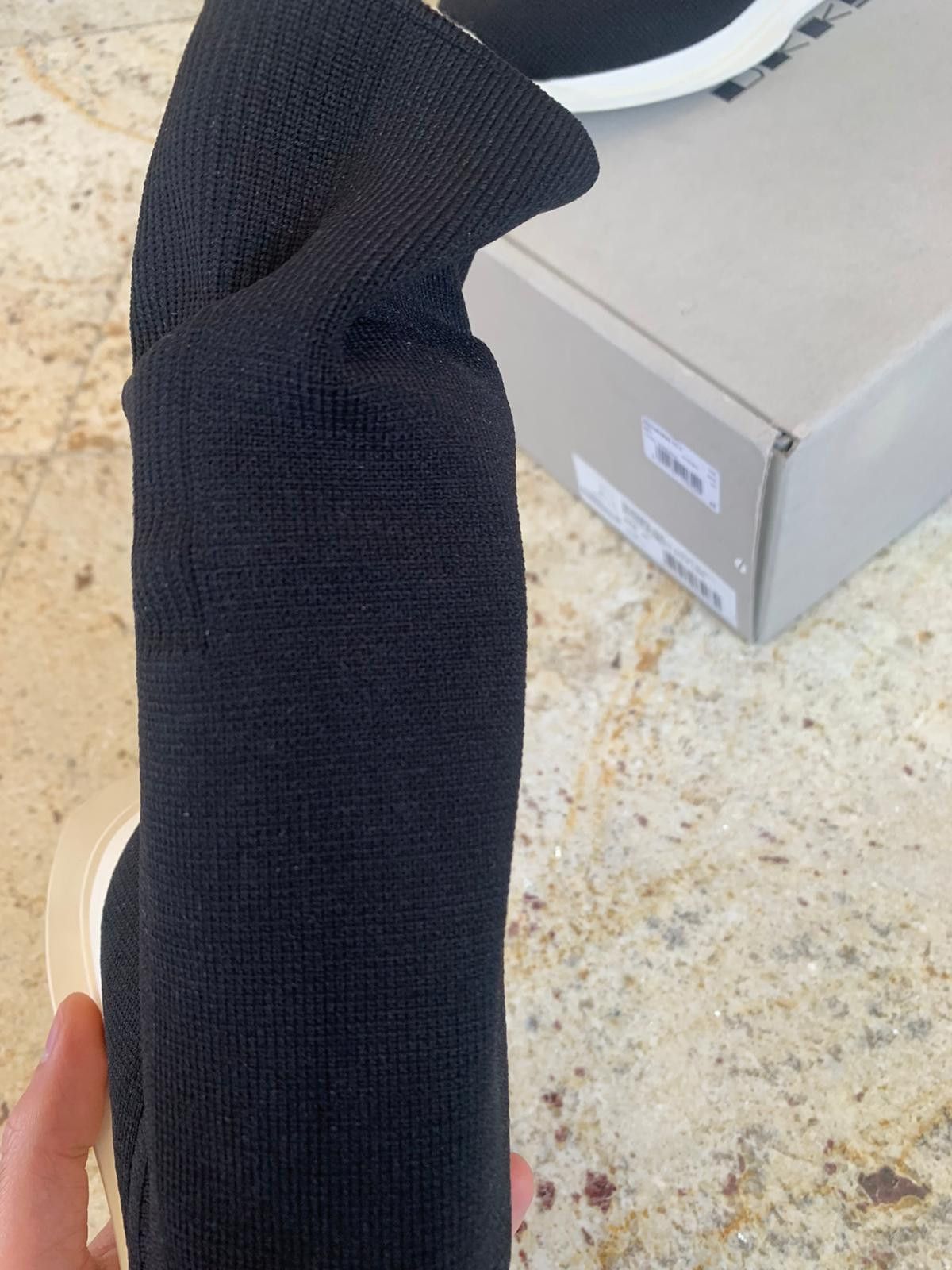 Rick Owens Drkshdw Runner Stretch Socks in Black Size US 7 / EU 40 - 13 Thumbnail